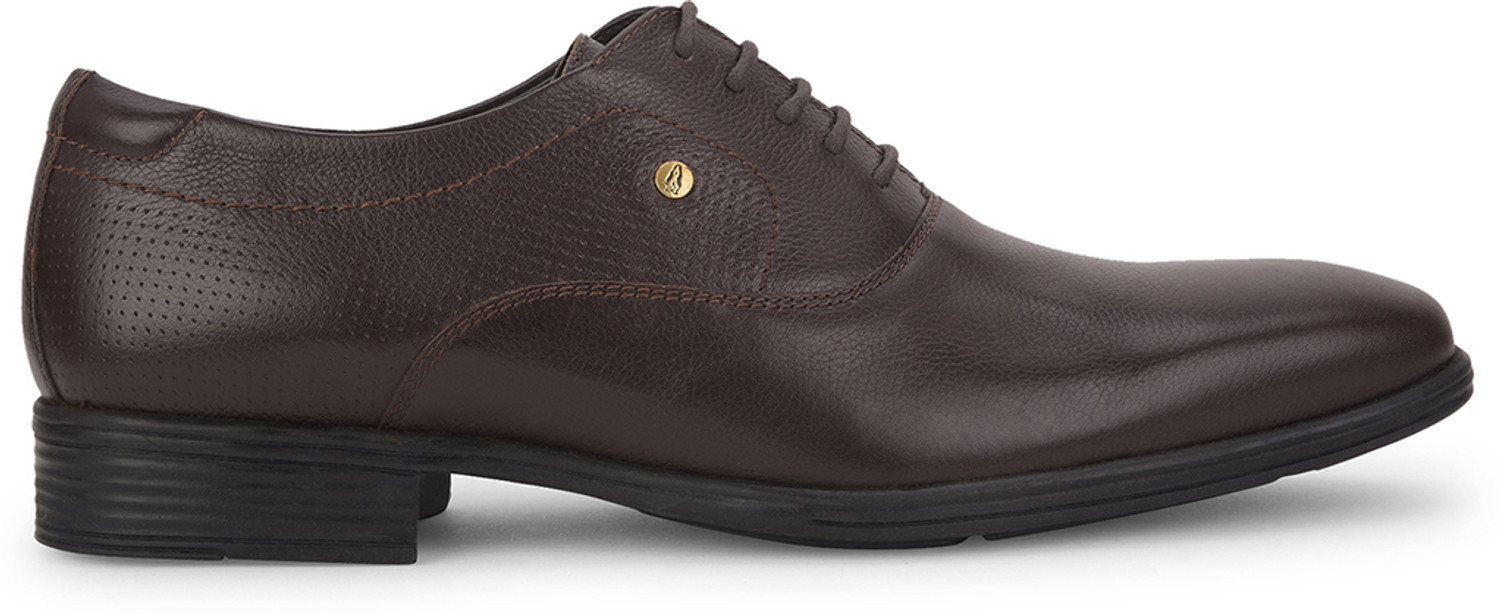 Image of HUSH PUPPIES Hush Puppies Oxford Men's Leather Shoes | Classic Lace-Up Design Oxford For Men