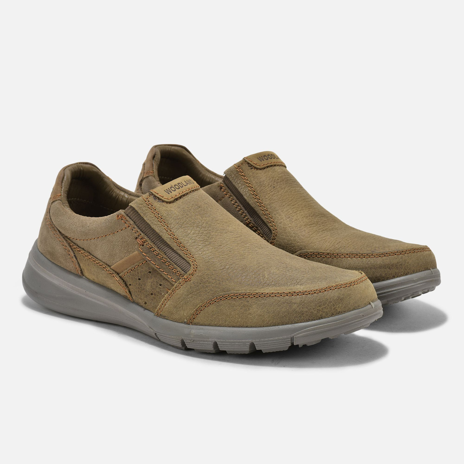 Image of WOODLAND Slip On Lightweight Comfortable Easy Wear Casuals For Men