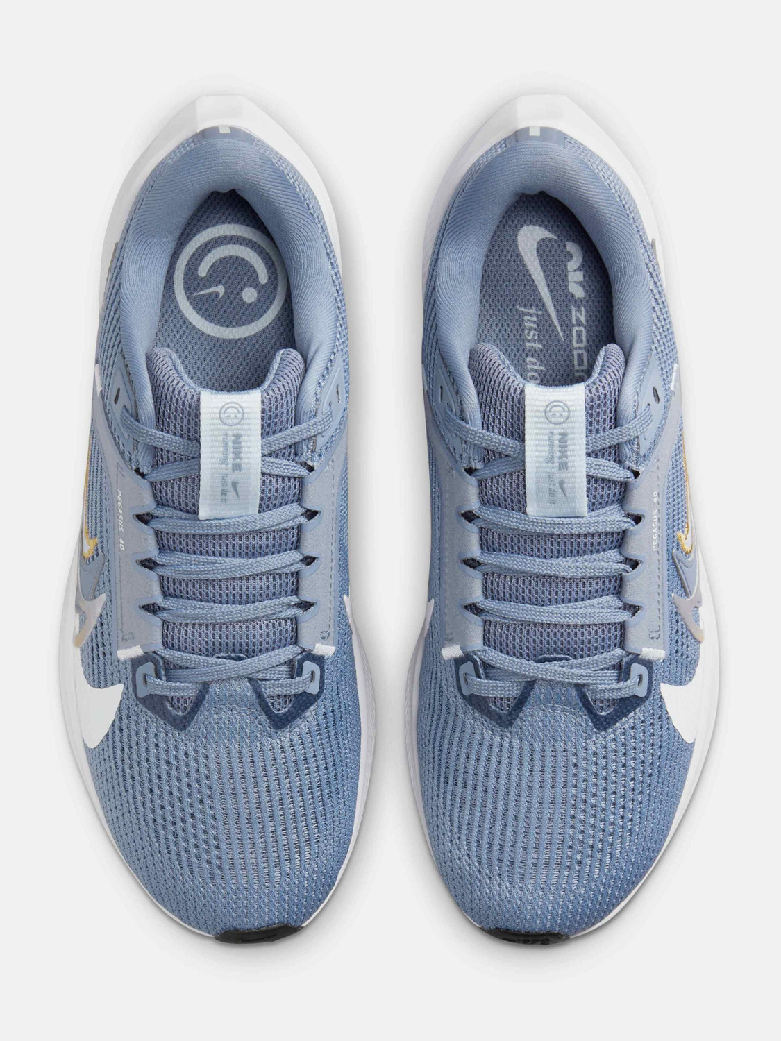 Image of NIKE Pegasus 40 Premium Running Shoes For Women (Blue, 6)