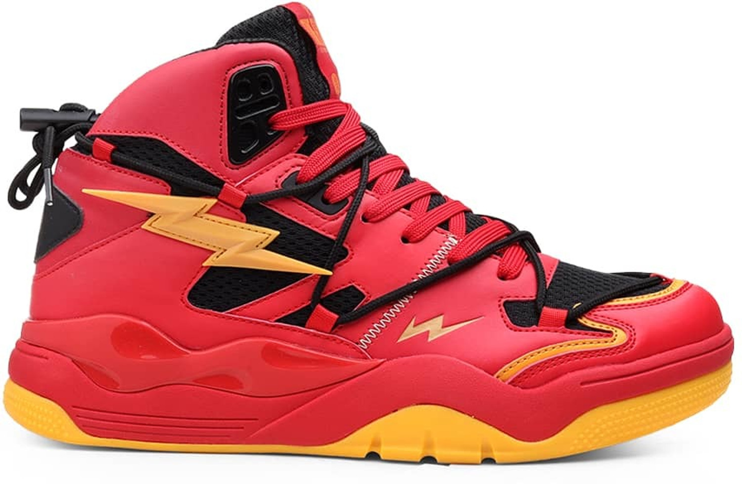 Image of bacca bucci FLASH Sneakers For Men (Red, 8)