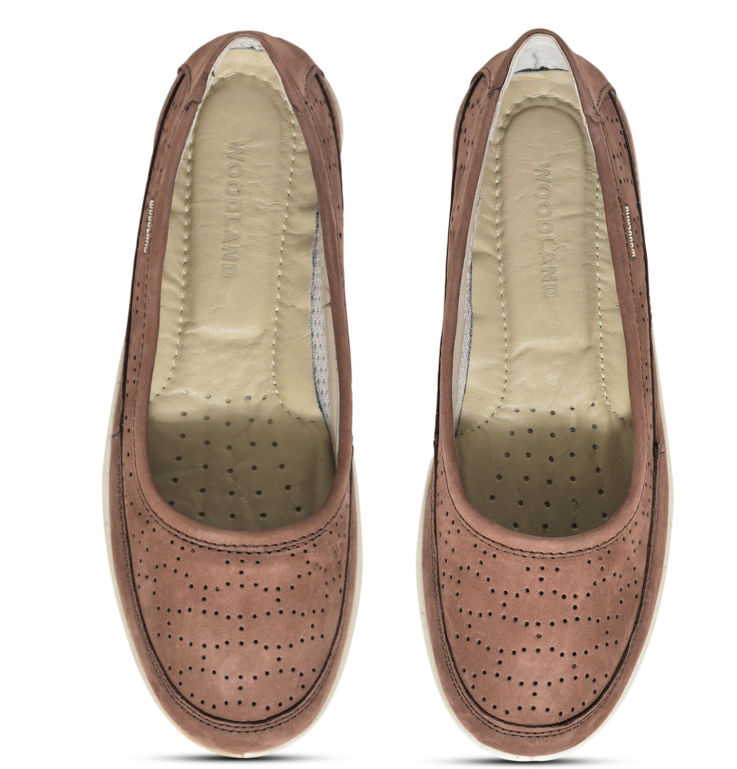 Image of WOODLAND Ballerina Comfortable Office Wear Lightweight Women Bellies