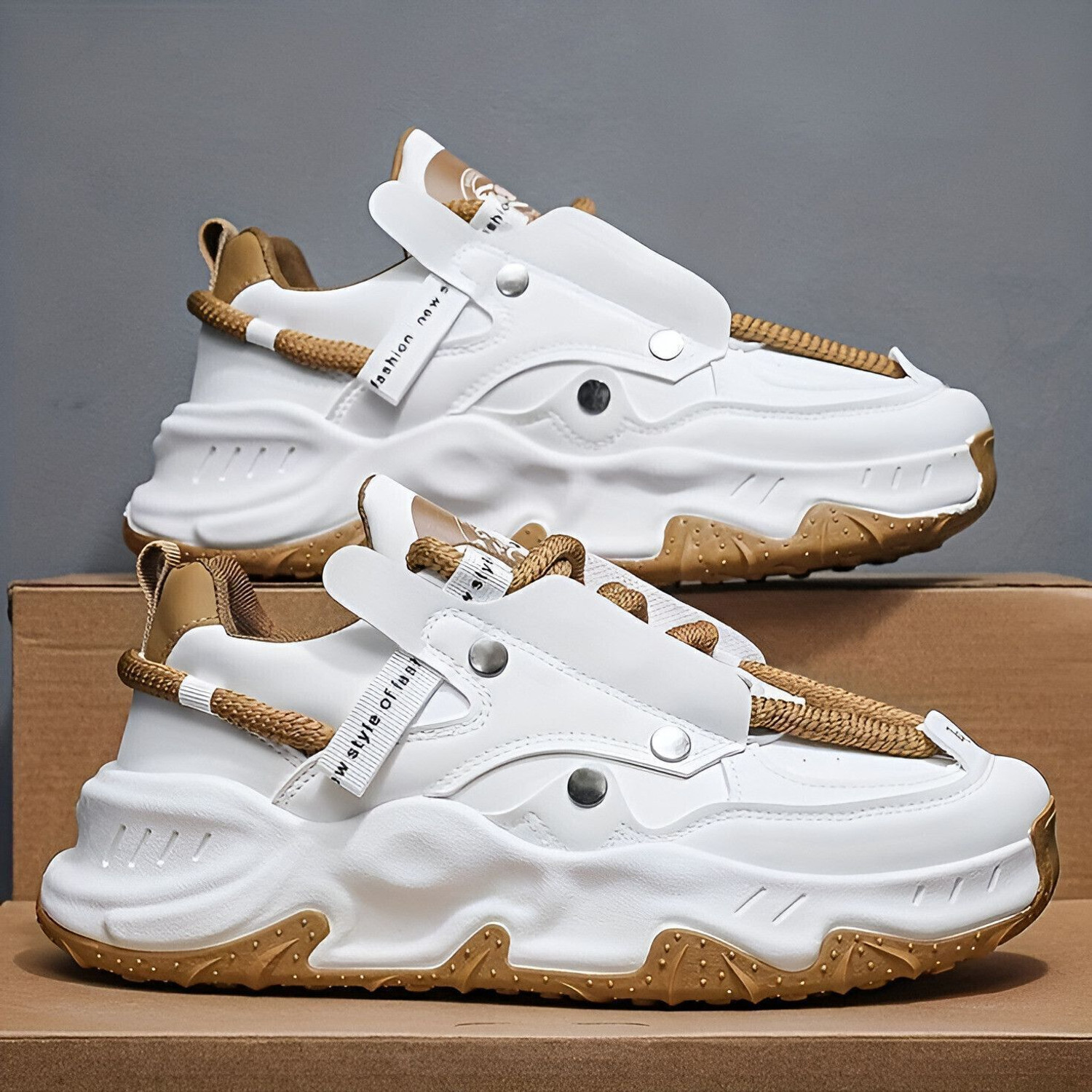 Image of Tlizrok Men's Casual Retro High Premium Quality Shoes For Men And Boys Sneakers For Men
