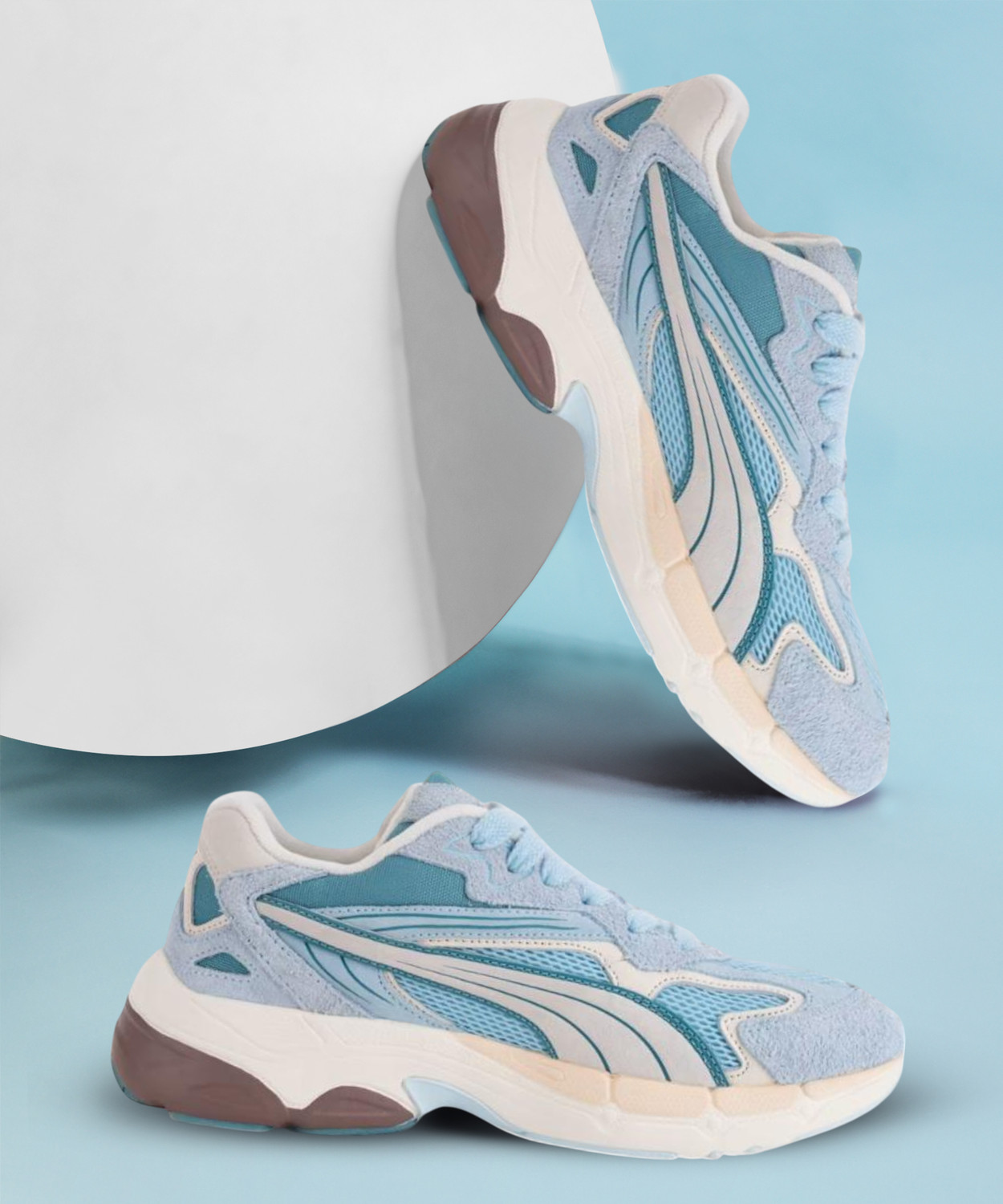 Image of PUMA Teveris Nitro Pastel Sneakers For Men