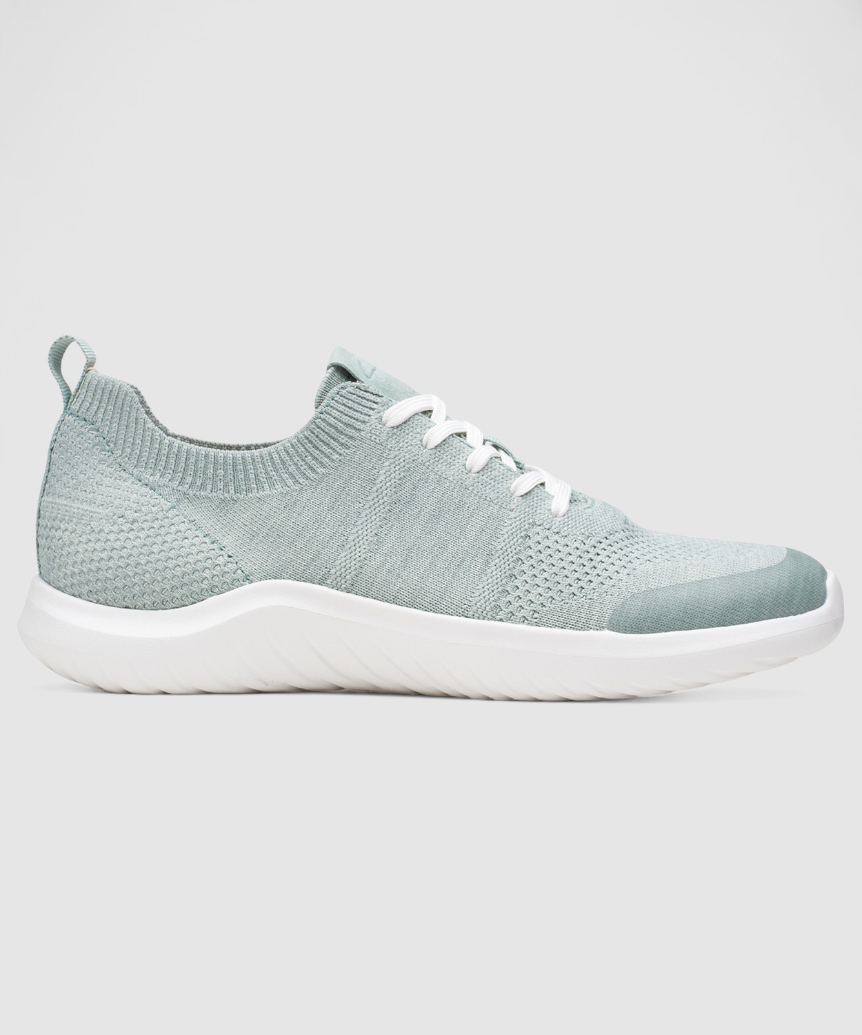 Image of CLARKS NovaLite Lace Jade Knit Casuals For Women (Blue, 3)