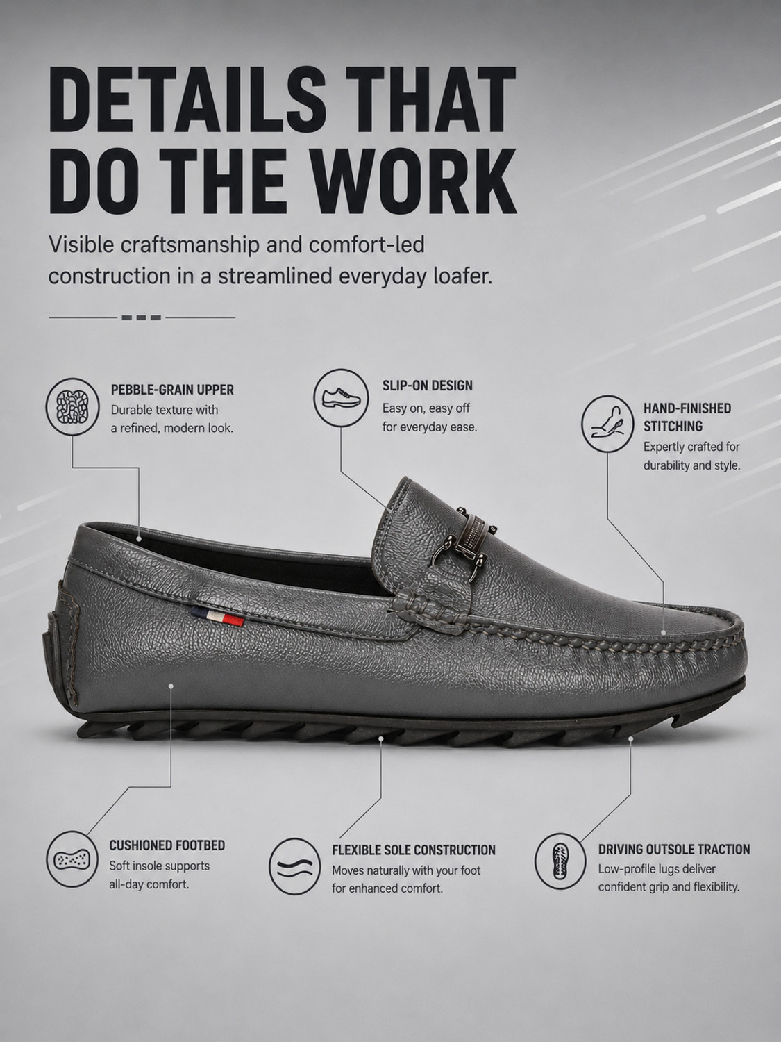 Image of Kraasa lightweight, Premium, Comfort, Summer Tendy, Outdoor Loafers For Men