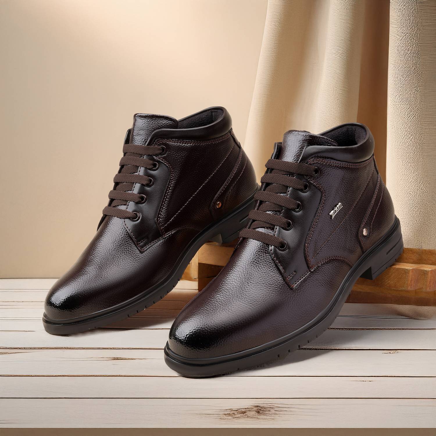 Zixer Leather Mid-Top Shoes/Modern Formal Shoes/Professional Office Wear Leather Shoes Party Wear For Men
