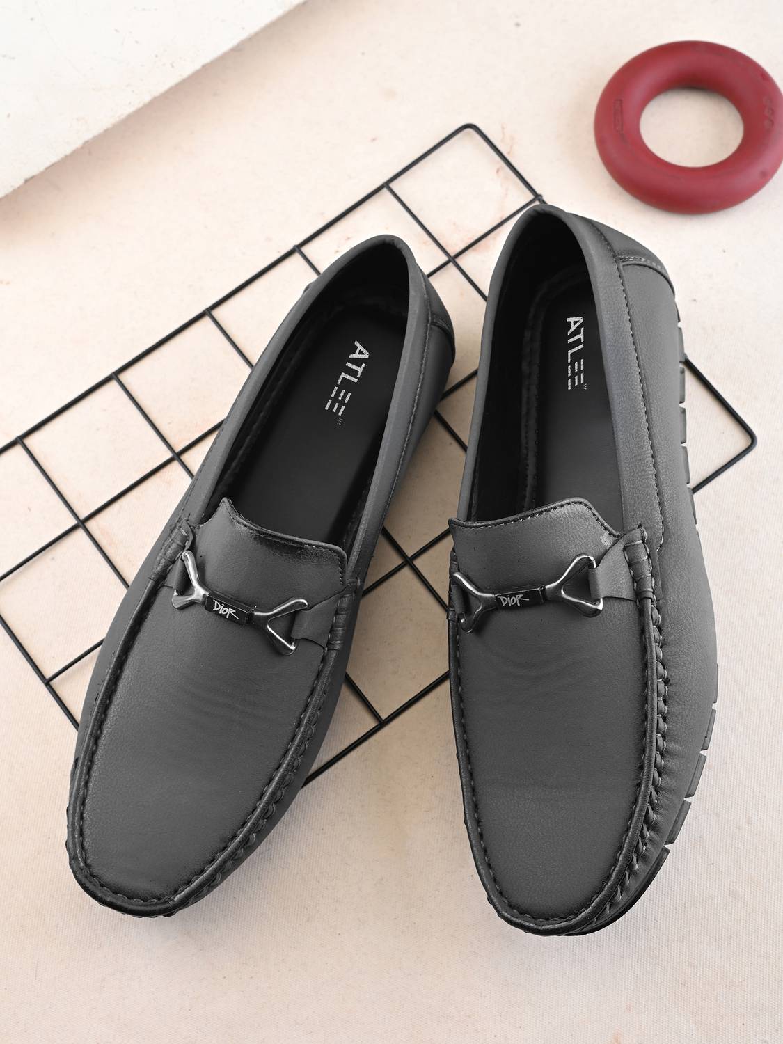 Atlee Men’s Loafers | Slip-On Casual Formal Shoes | Lightweight & Comfortable Loafers For Men