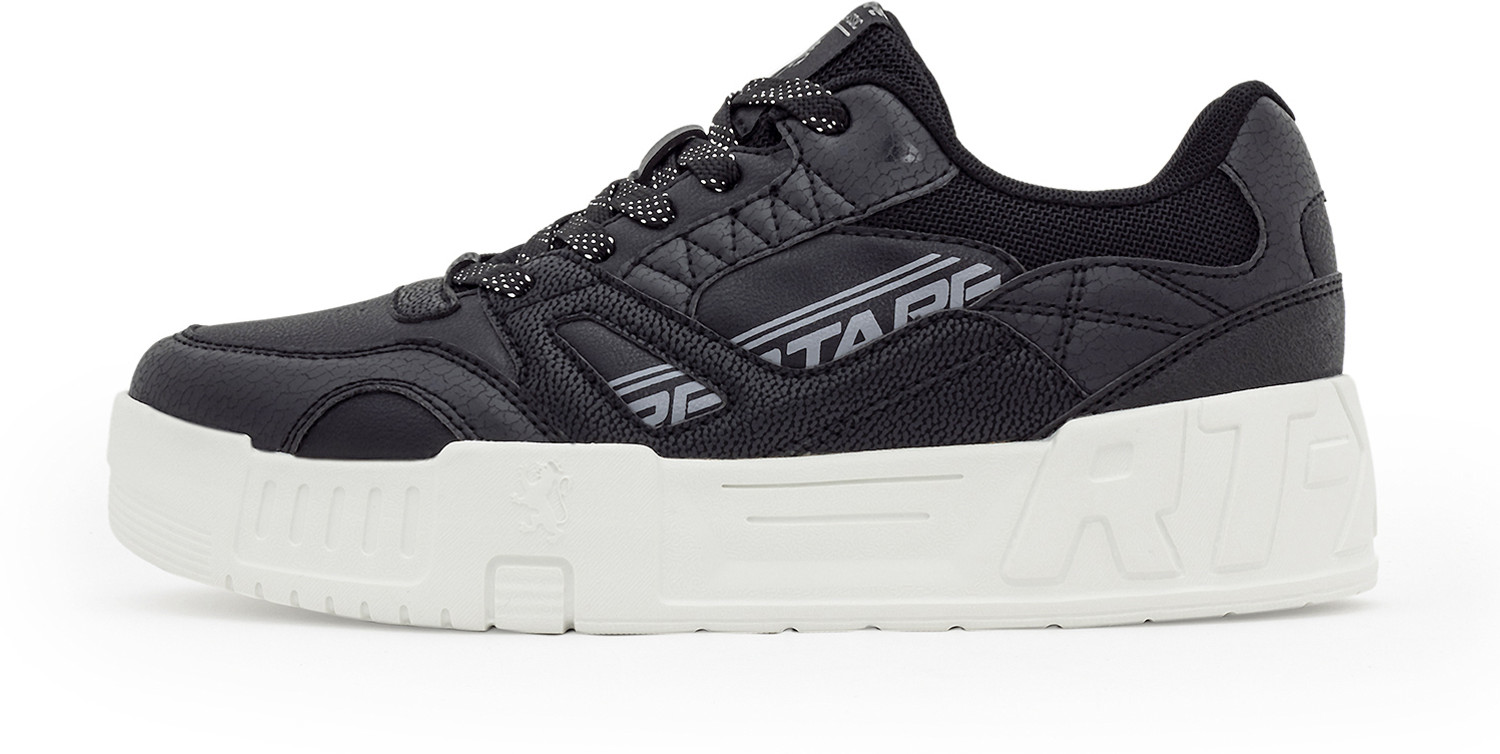 Image of RED TAPE Lifestyle Sneaker Shoes for Men | Elegantly Rounded Front, Soothing Insole Sneakers For Men (Black, White, 10)