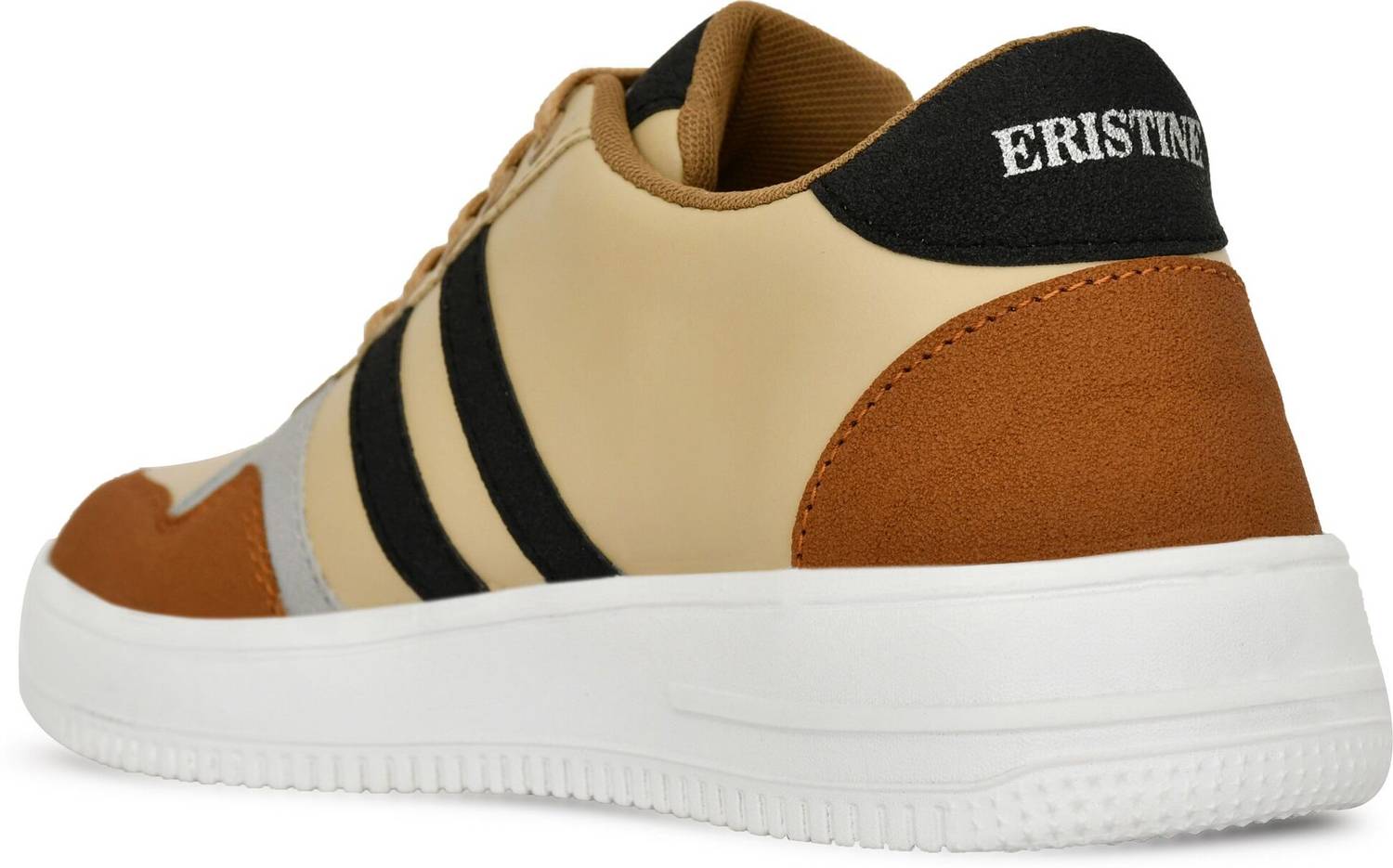 Eristine Men's Versatile Casual Brown Sneakers - Image 5