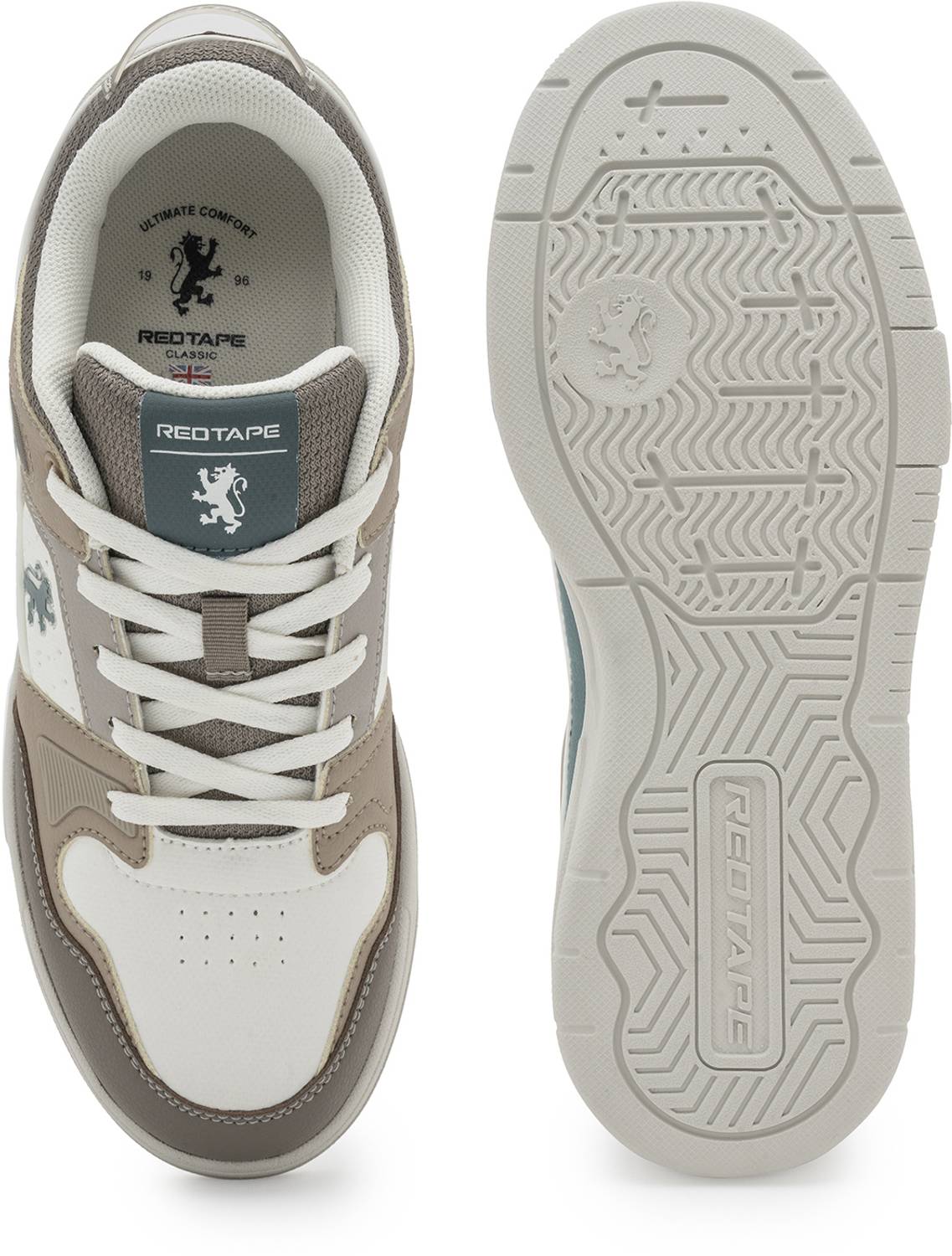 RED TAPE Men's Brown Low Cut Lifestyle Sneakers - Image 5