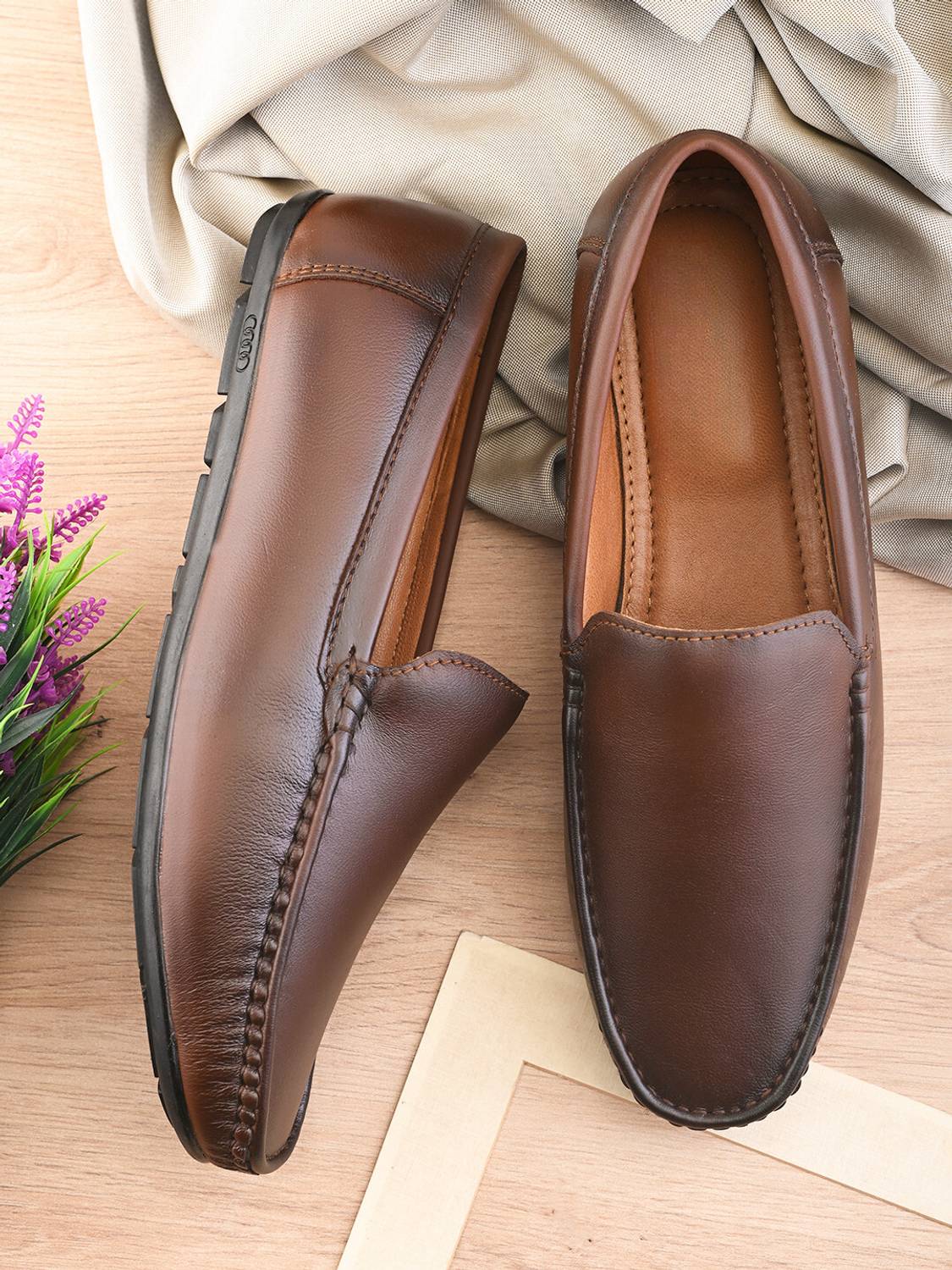Butello 100%Geniune Leather Loafer for Walking,Design,Stylish,Training,Daily use For Men Loafers For Men