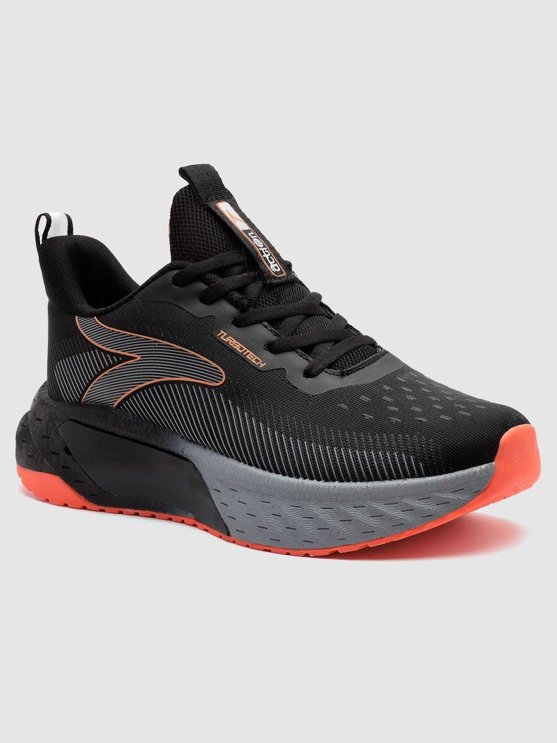 Image of action Athleo TURBO-503 Trendy Lightweight Comfortable Durable Sports Lace-Up Running Shoes For Men