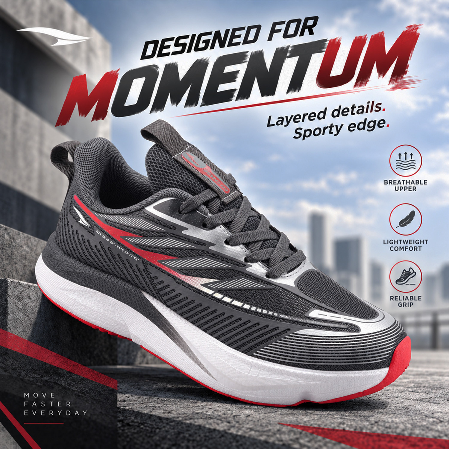 Image of asian Hypercushion Carbon-14 Men's Running Shoes with Carbon Plate & ETPU Sole Running Shoes For Men