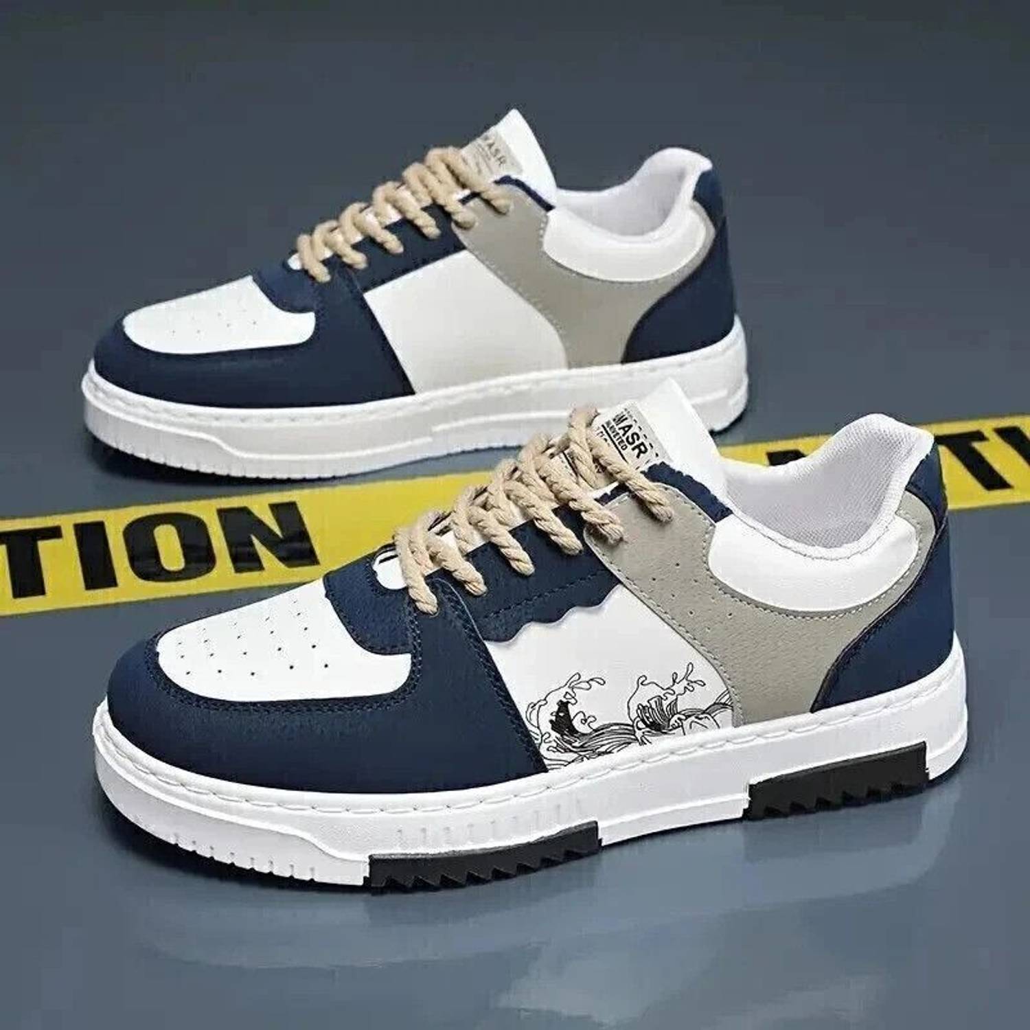 Echor Casual White Sneakers for Men - Image 2