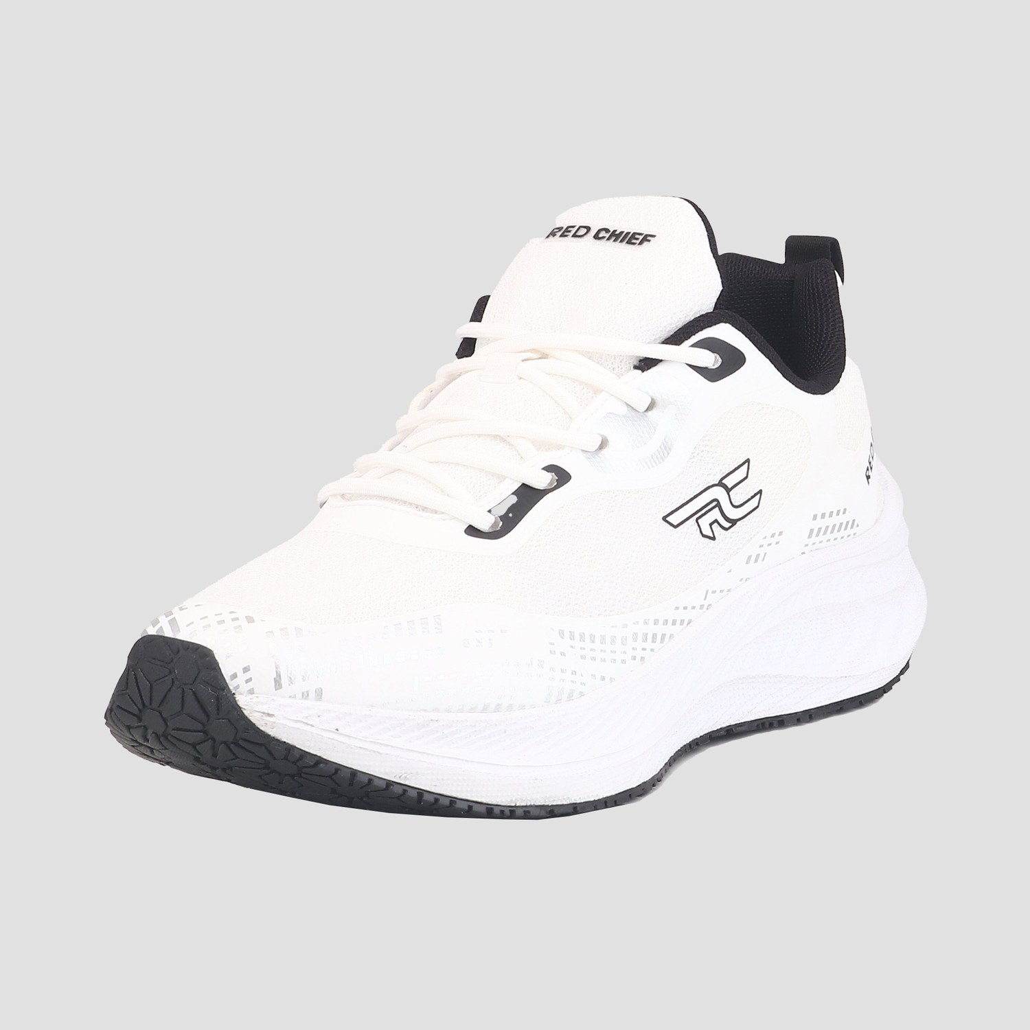 Image of RED CHIEF SonicPulse Running Shoes For Men (White, 7)