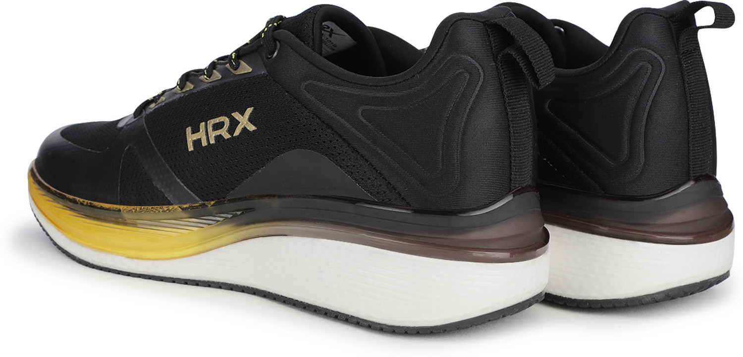 Image of HRX by Hrithik Roshan VELOCITY Running Shoes For Men (Black, 9)