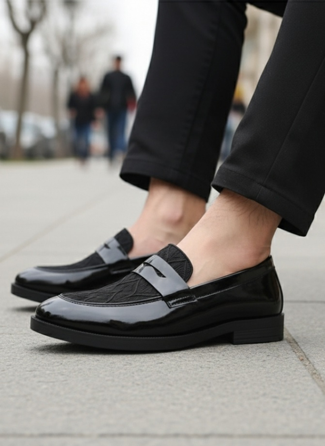 Image of T-ROCK Stylish Official Formal Wedding Partywear Shoes Slip On For Men