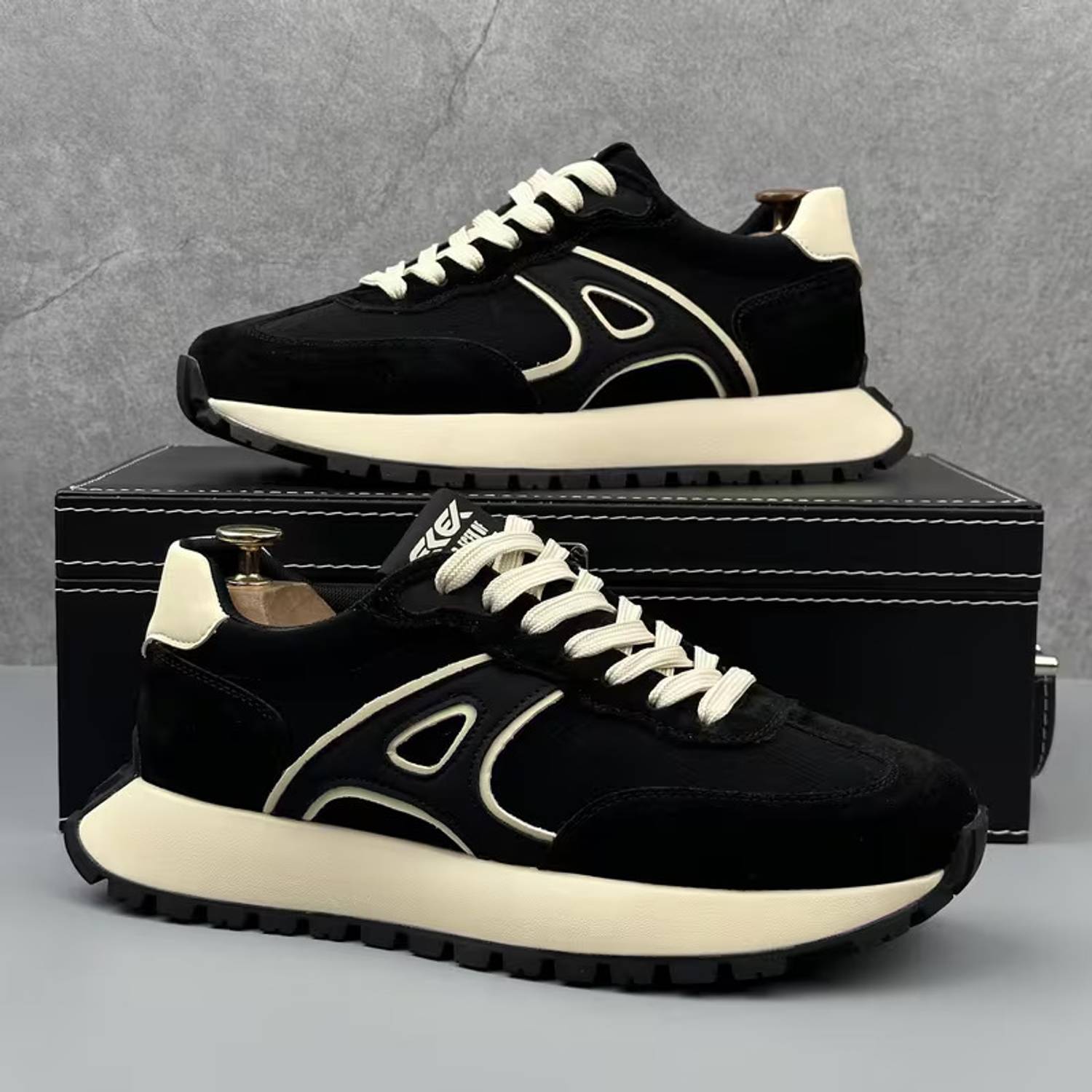 Echor Black Sneakers Men - Image 2