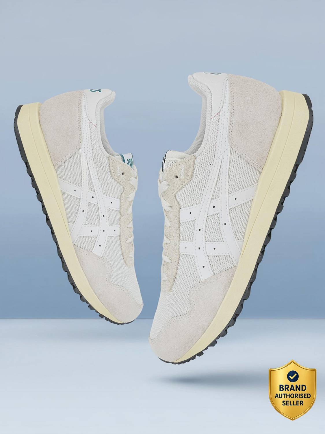 Asics Tiger Runner II White Unisex Sneakers - Image 1