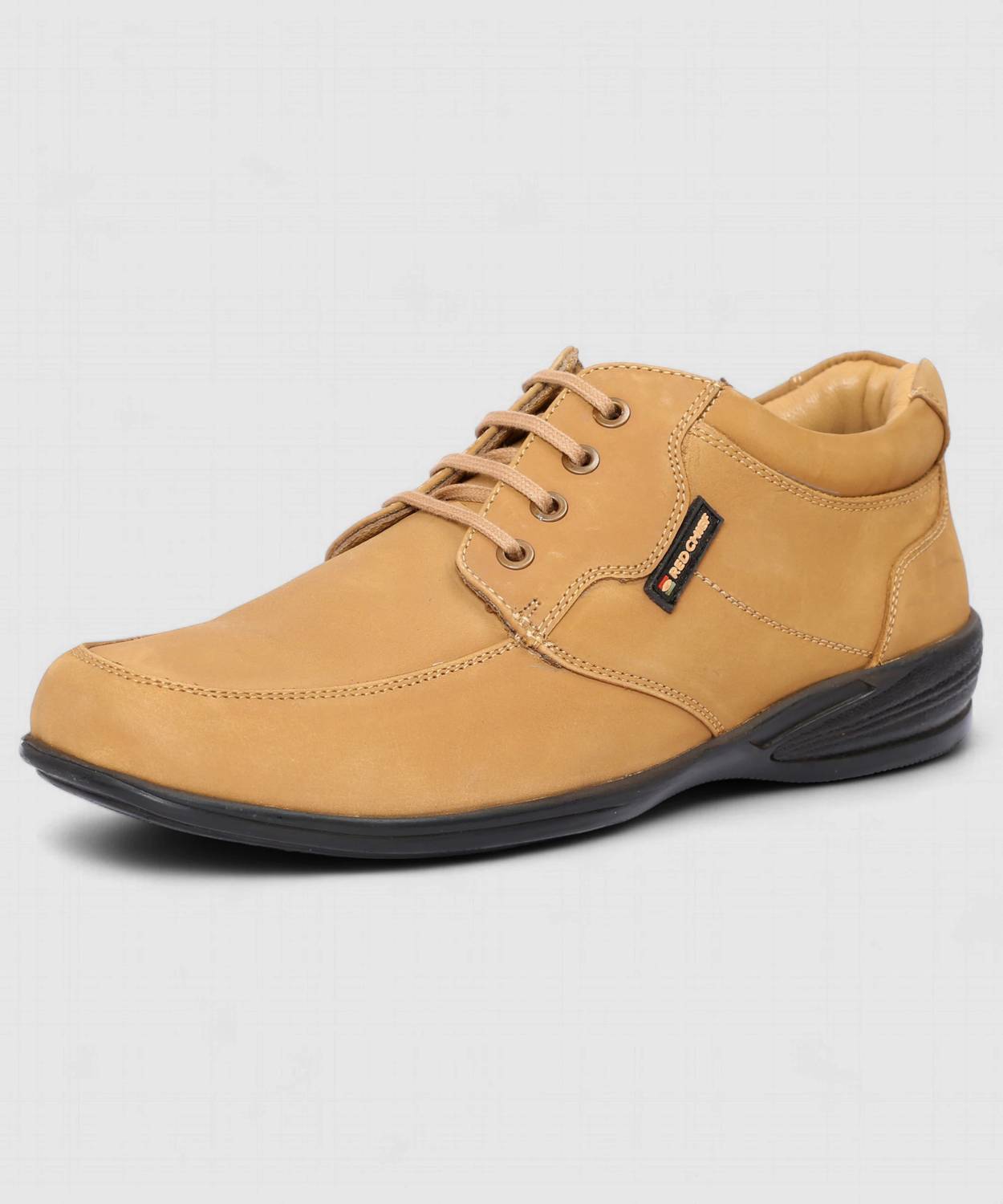 RED CHIEF Men's Rust Leather Casual Sneakers RC3506 - Image 3