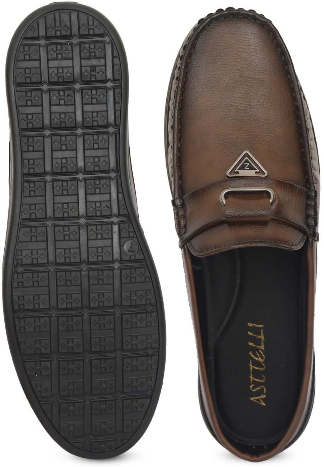 Image of Asttelli Back Open Half Loafer Loafers For Men
