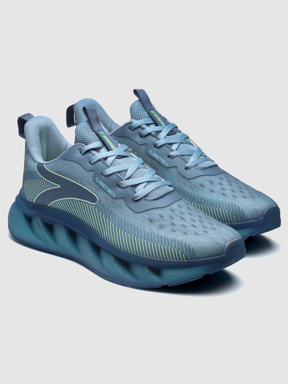 Image of action Athleo N-2002 Lightweight Comfortable Trendy Breathable Sports Lace-Up Running Shoes For Men