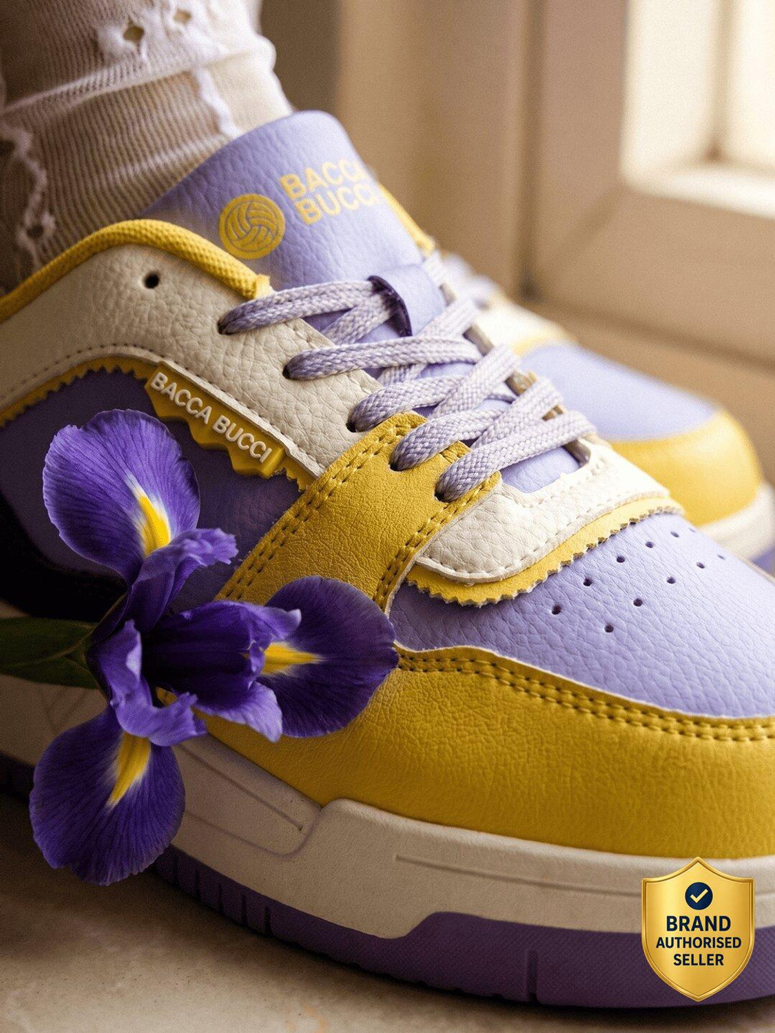 Image of bacca bucci FLORA- Flower-inspired court Casuals For Women