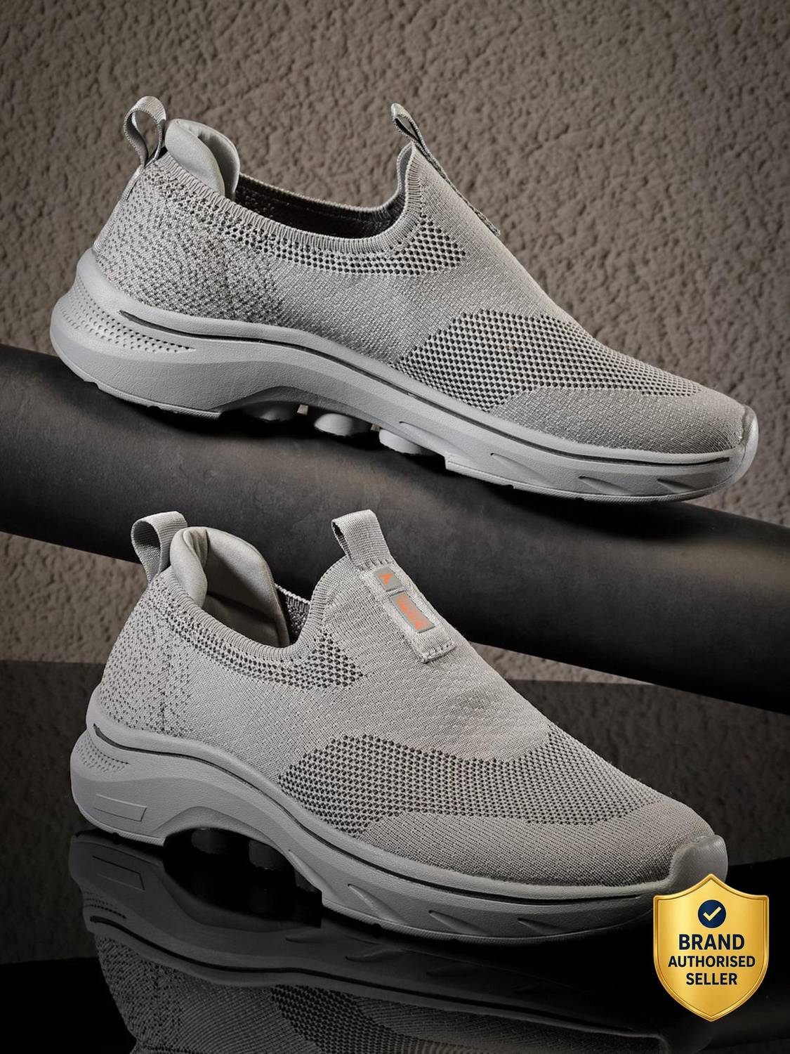 action Athleo WALKER-201 Breathable Flexible Lightweight Comfortable Sports Slip-On Running Shoes For Men