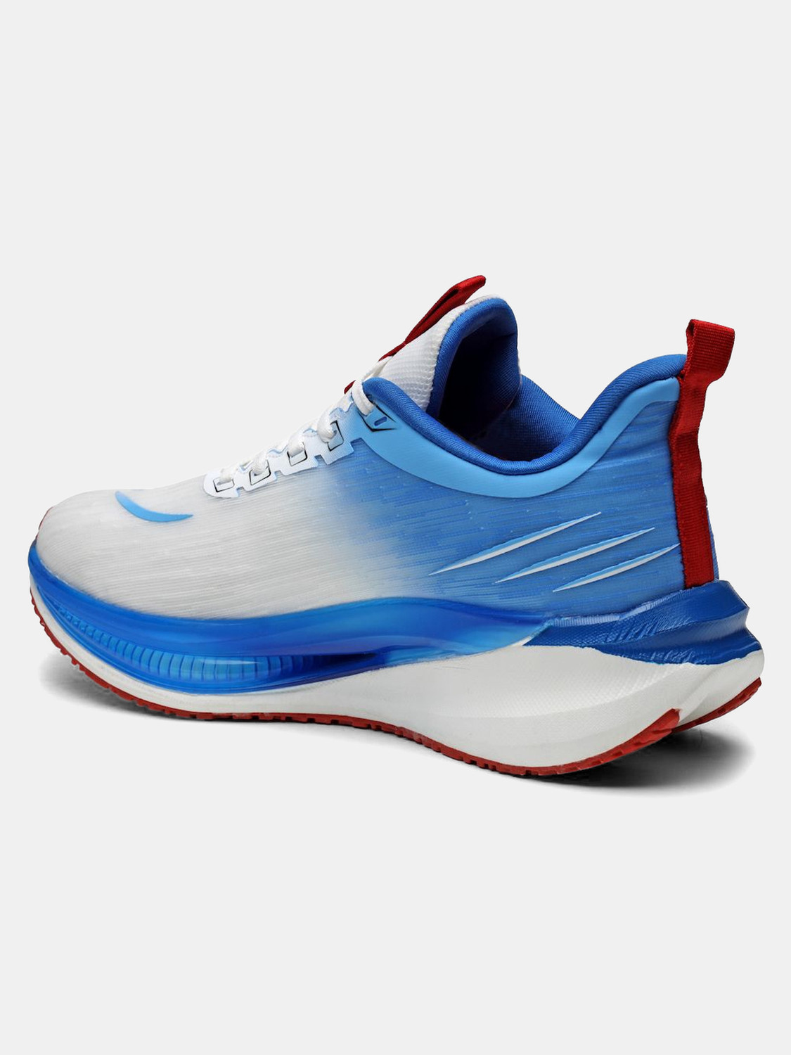 Image of action Athleo TURBO-2411 Trendy Lightweight Comfortable Durable Sports Lace-Up Running Shoes For Men