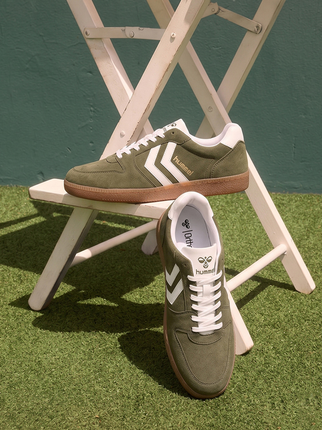 Image of HUMMEL CLASSIC VERVE Casual Suede Lace-up Sneakers For Men