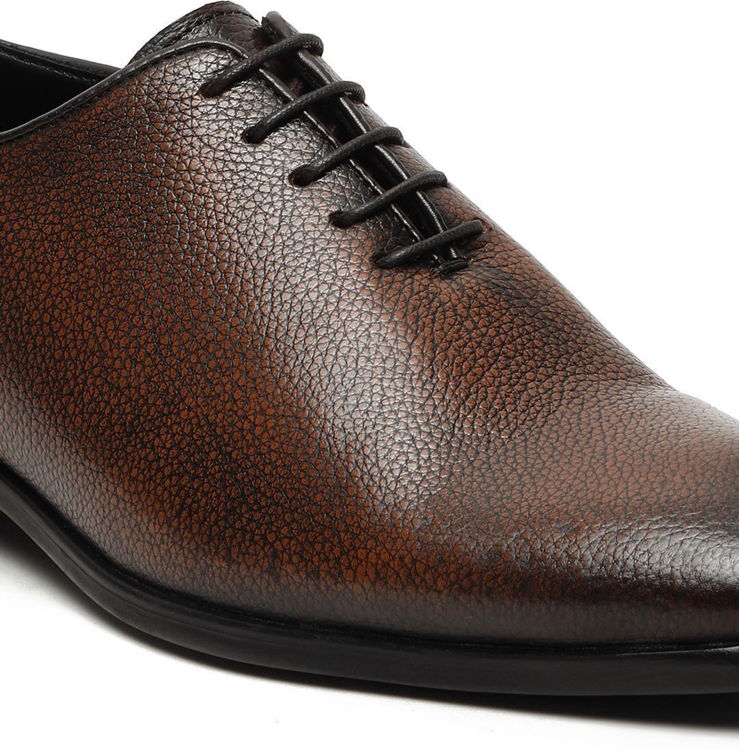 Image of Teakwood Leathers Men's Genuine Leather Formal Shoes Lace Up For Men