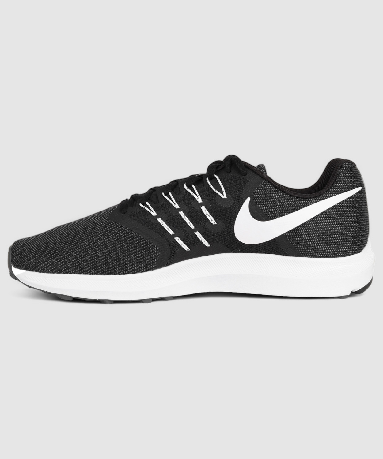nike run swift black grey