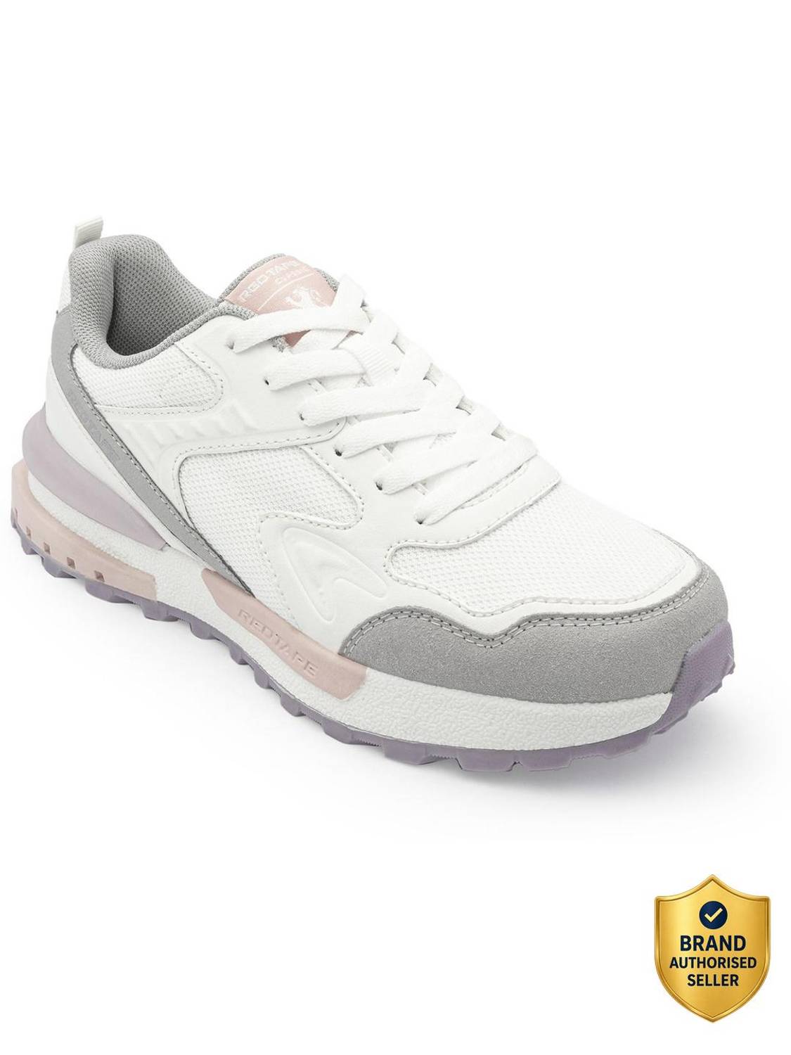 RED TAPE Women's Red Lifestyle Sneaker - Image 1