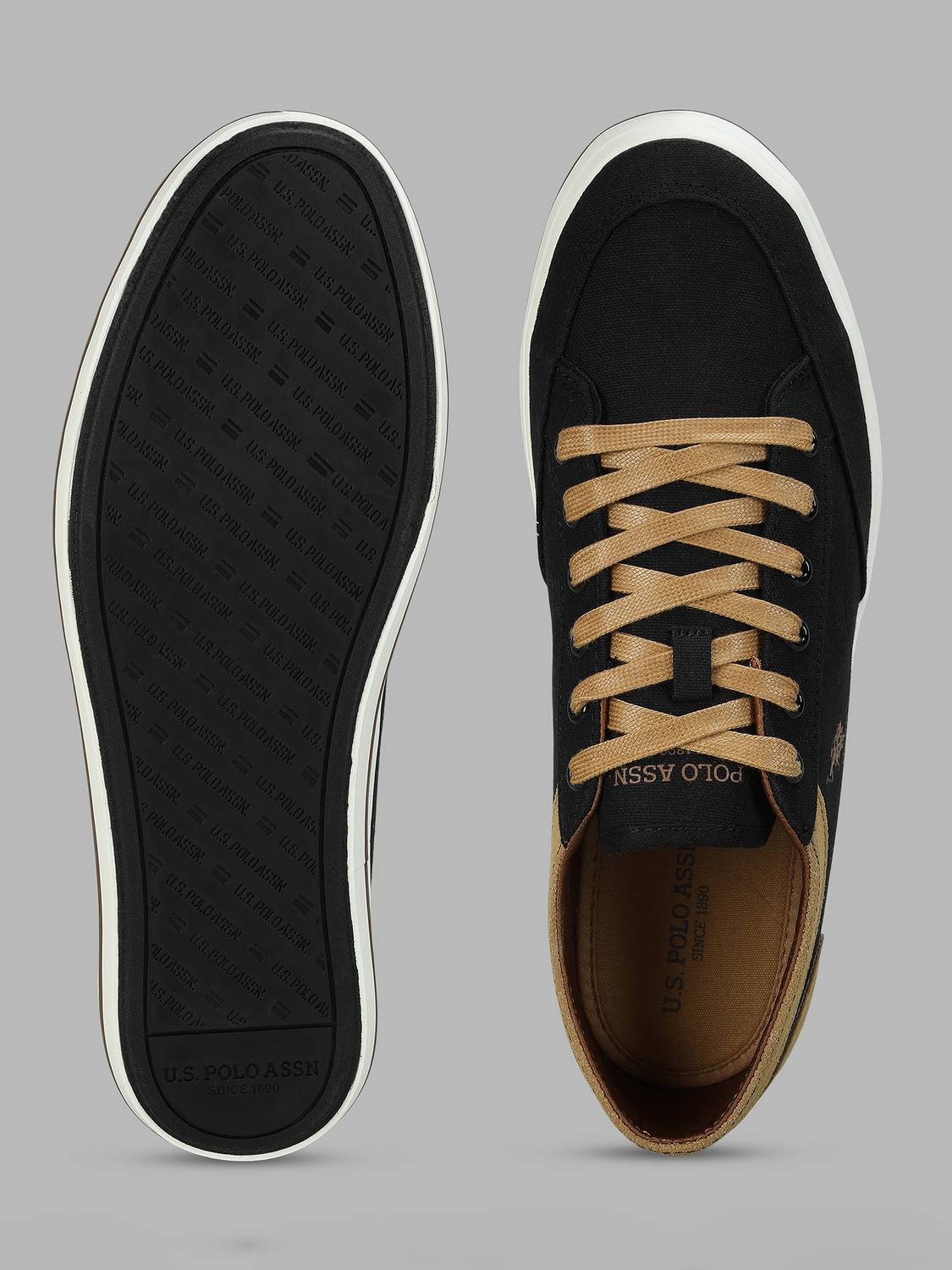 U.S. POLO ASSN. MONTON 8.0 Black Men's Sneakers - Image 3