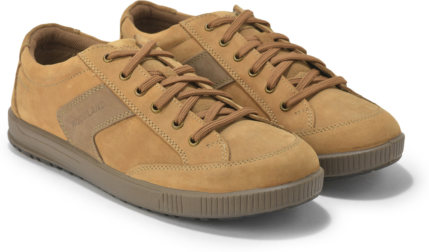 Image of WOODLAND Lace Up Lightweight Breathable Comfortable Daily Use Casuals For Men