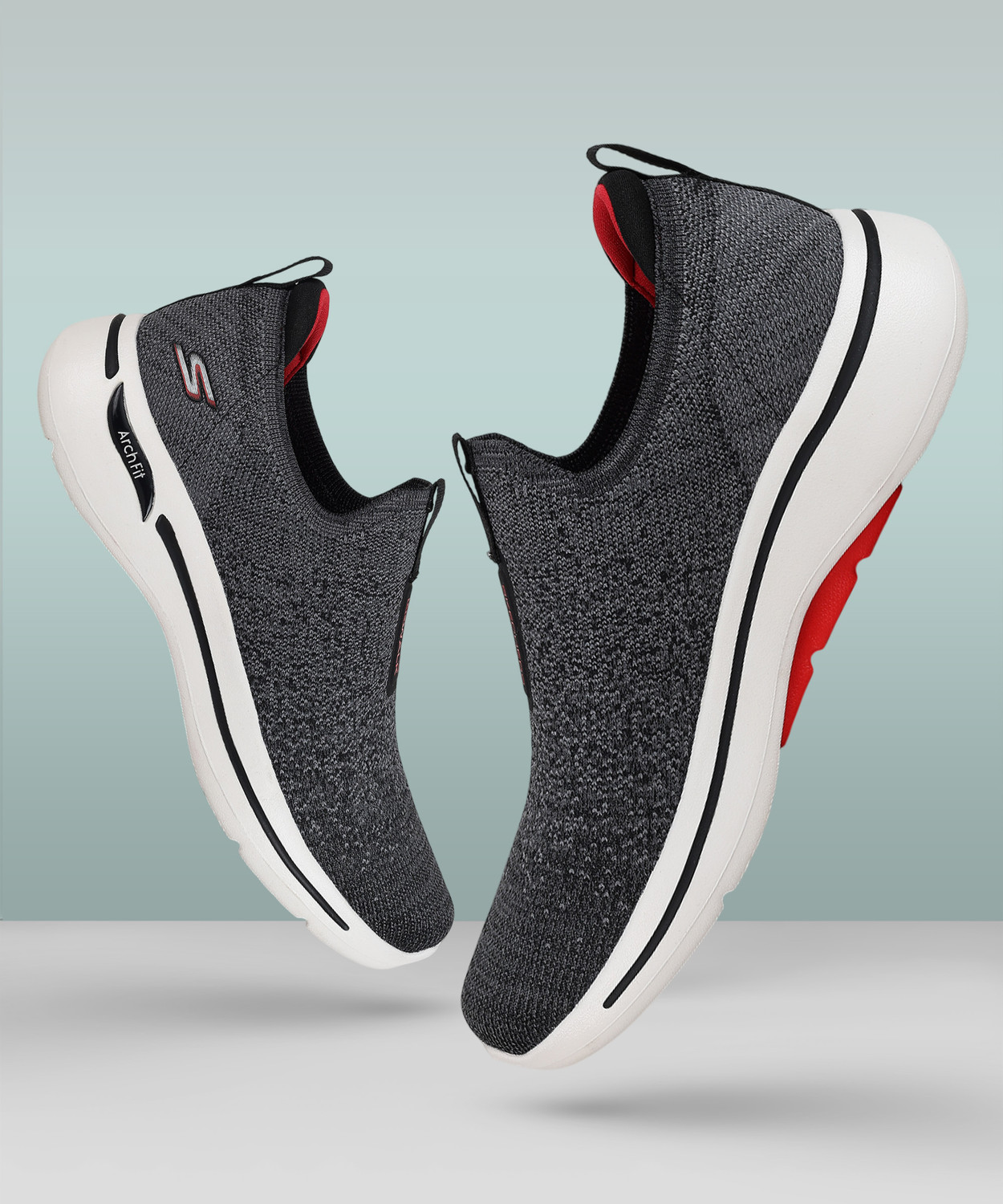 Image of Skechers GO WALK ARCH FIT-LINEAR AXIS Walking Shoes For Men