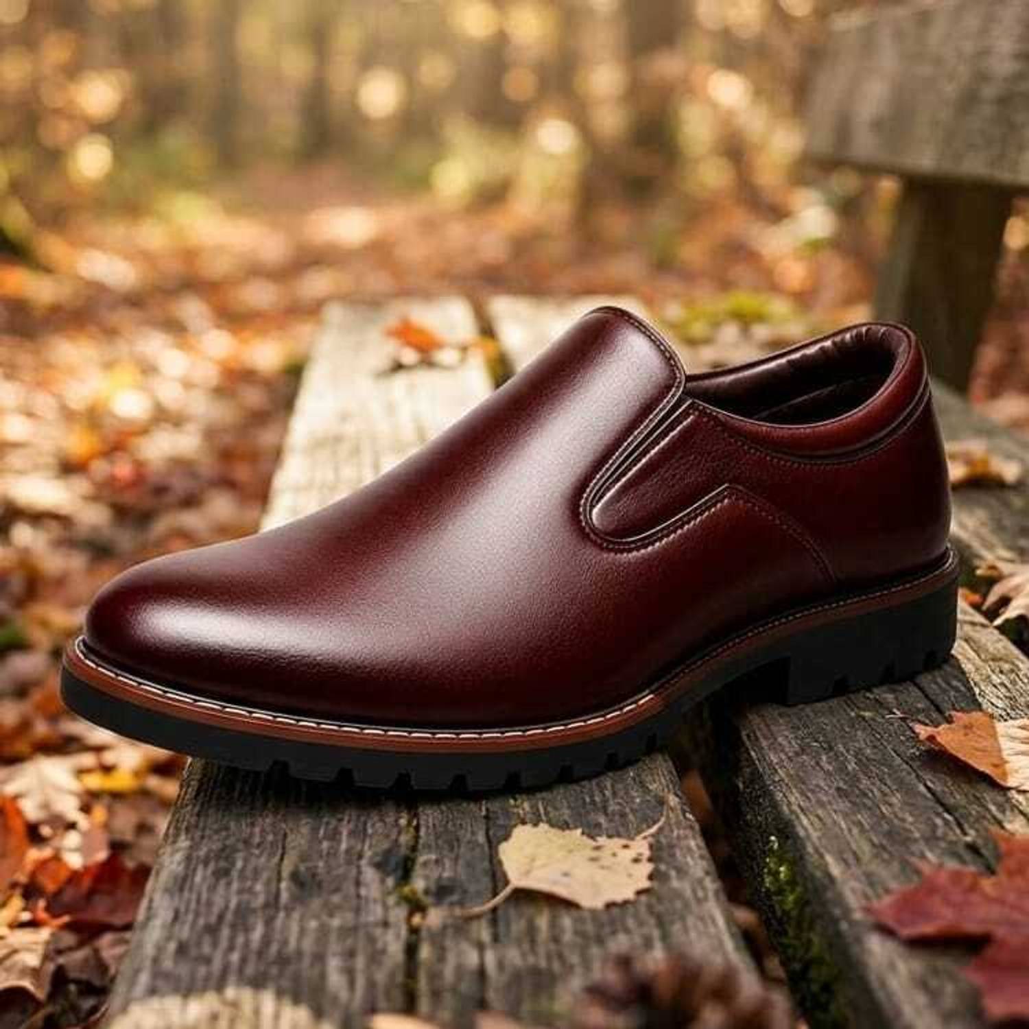 AMZI Men’s Welt Formal Shoes – Premium, Chunky Lug Sole, Lace-Up, slip-on Corporate Casuals For Men
