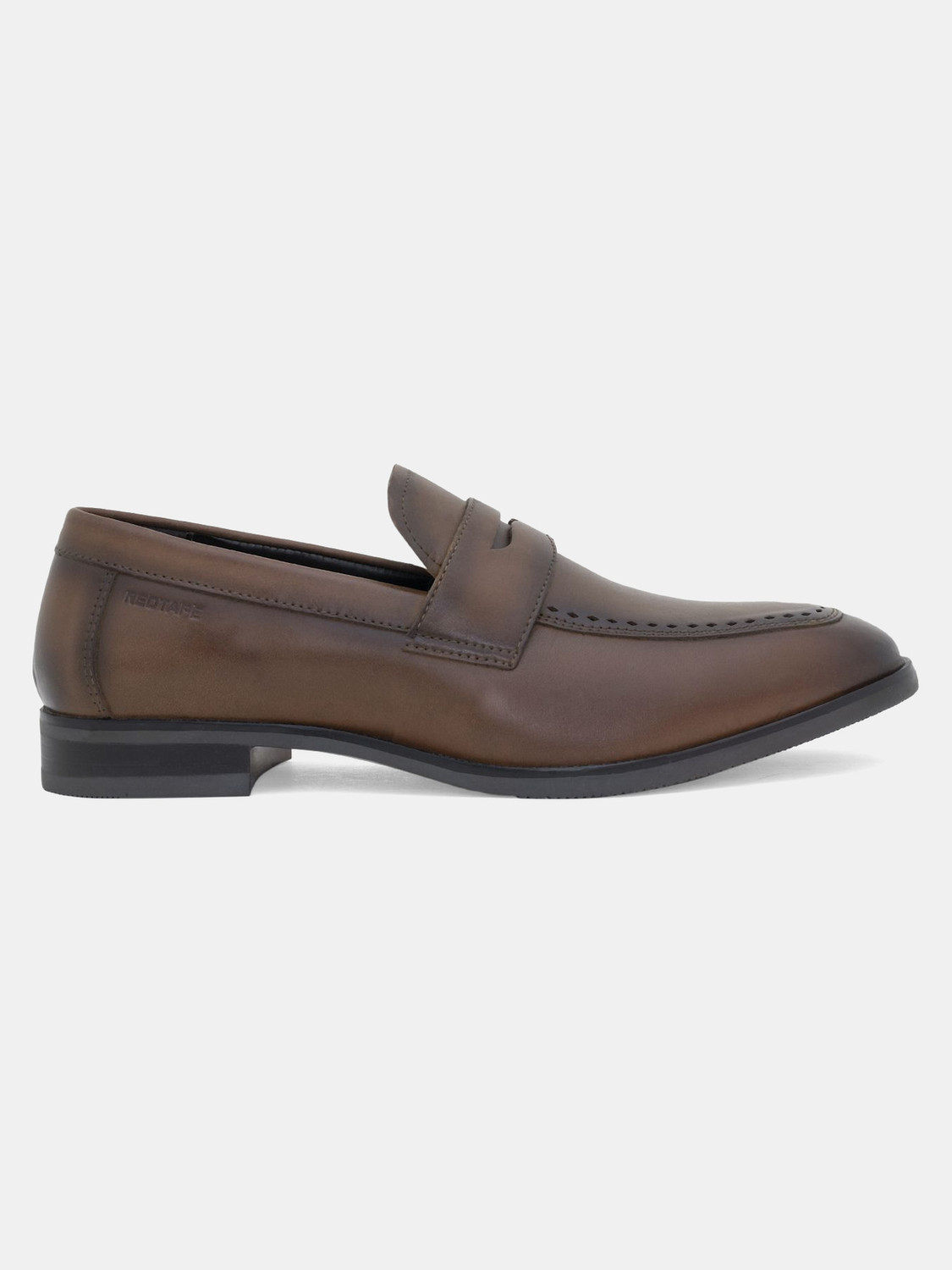 Image of RED TAPE Men's Leather Teak Shoes | Modern Classic Slip On For Men