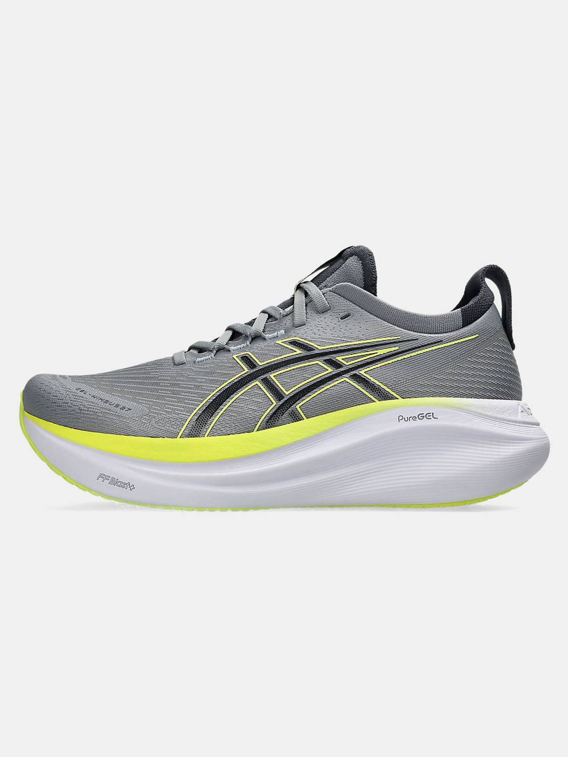 Asics GEL-NIMBUS 27 Men's Running Shoes Gray - Image 3