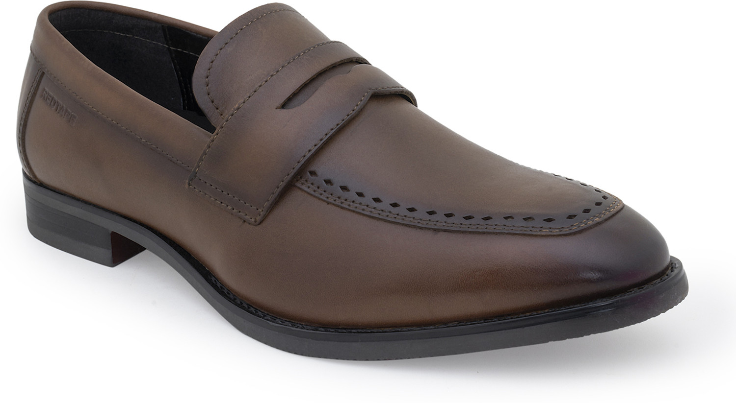 Image of RED TAPE Men's Leather Teak Shoes | Modern Classic Slip On For Men