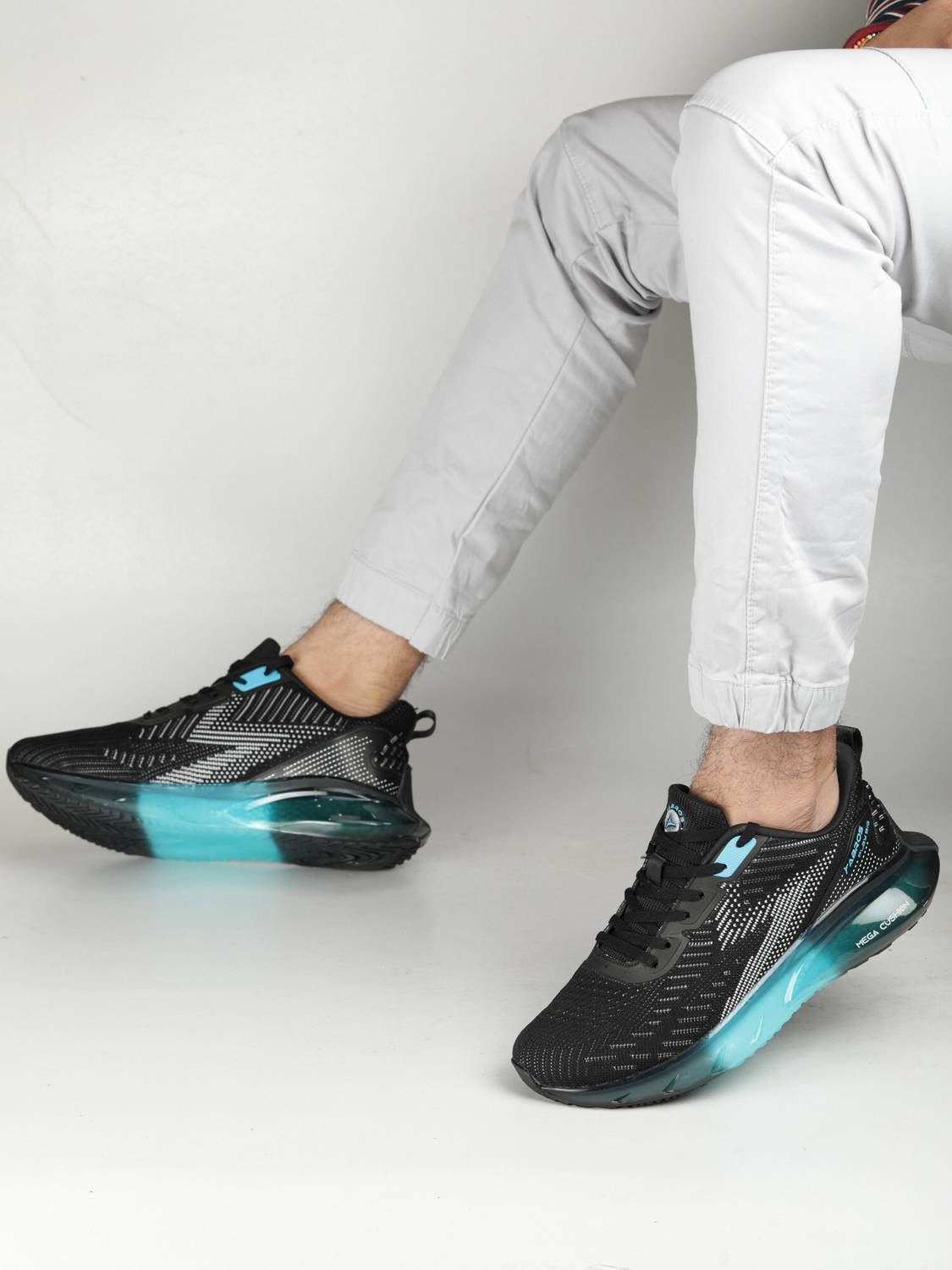 Abros RAMSAY Men's Black Running Shoes - Image 3
