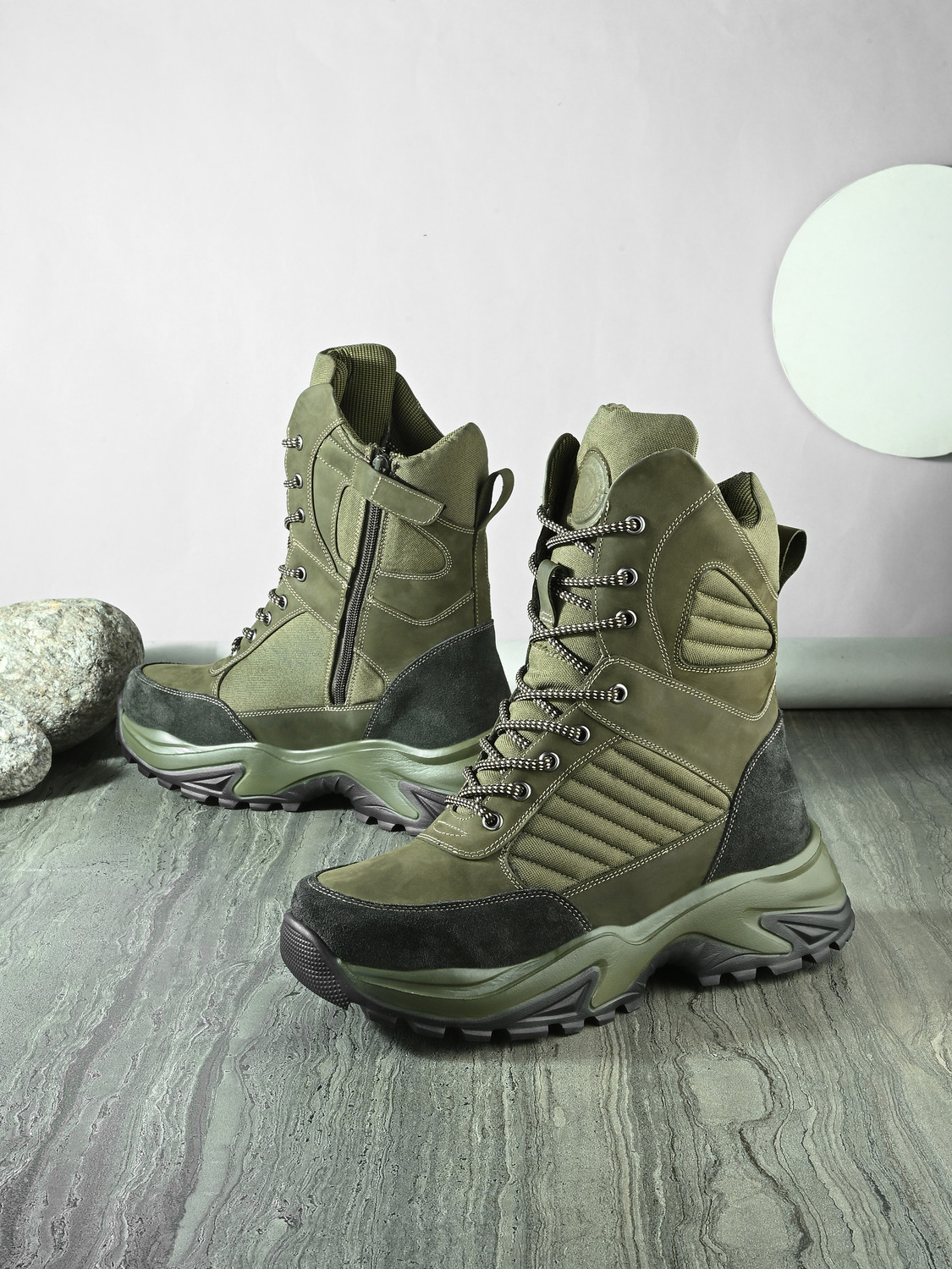 Image of Harrykson London Lightweight Men's adventure hiking & Trekking, All Terrain Grip Rugged Sole Boots For Men