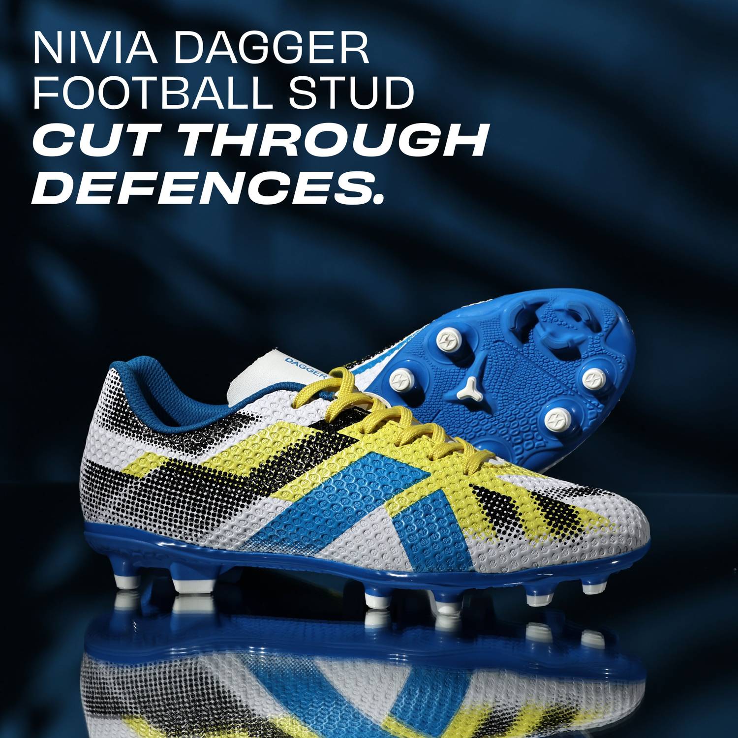 NIVIA DAGGER Football Shoes For Men White - Image 2