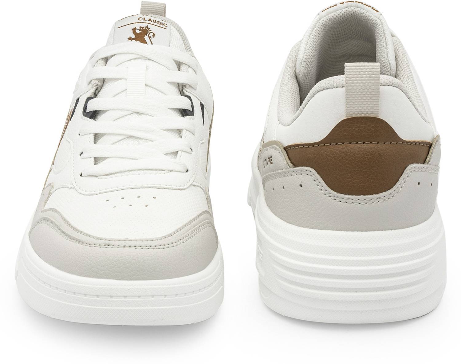 RED TAPE Men's Low Cut Sneaker in White Beige - Image 4
