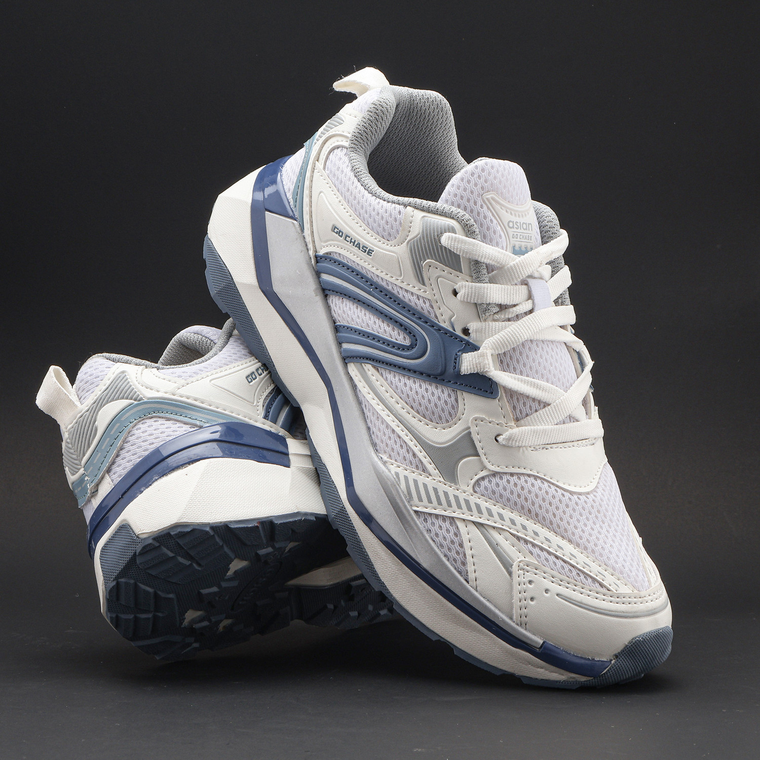 Image of asian Powerkick-62 Men's Running Shoes with Memory Foam & High Grip Sole Running Shoes For Men