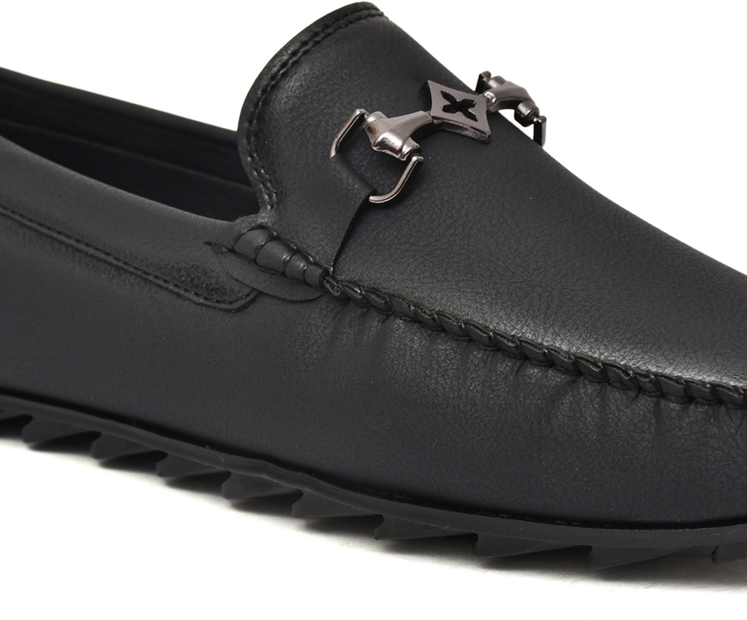 Image of KILLER Killer Men's Black Nubuck-Touch Slip-On Driving Loafers Loafers For Men