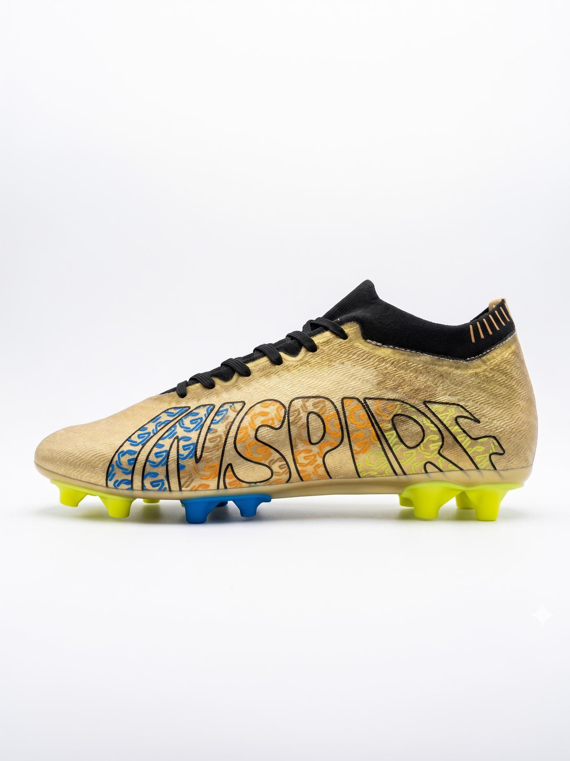 Image of GOWIN Inspire FG Football Shoes, Knitted TPU Upper, Sole, Hard Ground & Grass Football Shoes For Men