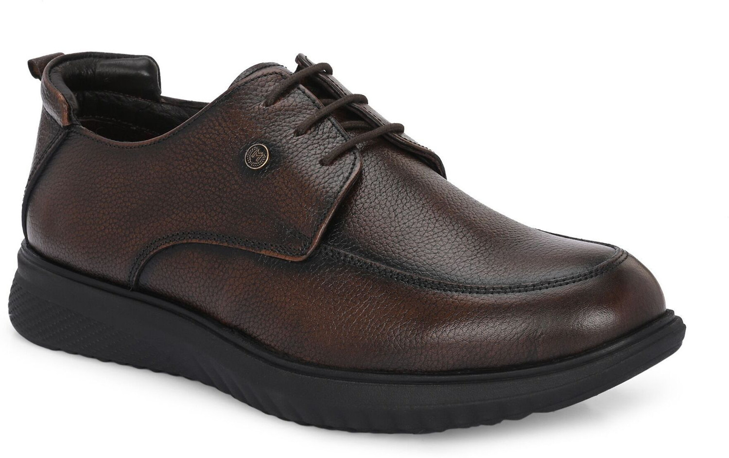 Image of MONDAIN Genuine Leather Formal Shoes for Men | Classic Lace-Up Office Shoes Lace Up For Men