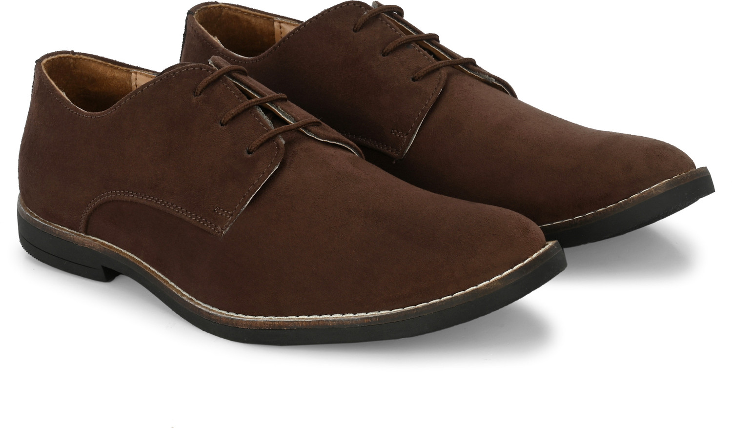 Image of Hirel's Suede Derby Casuals For Men