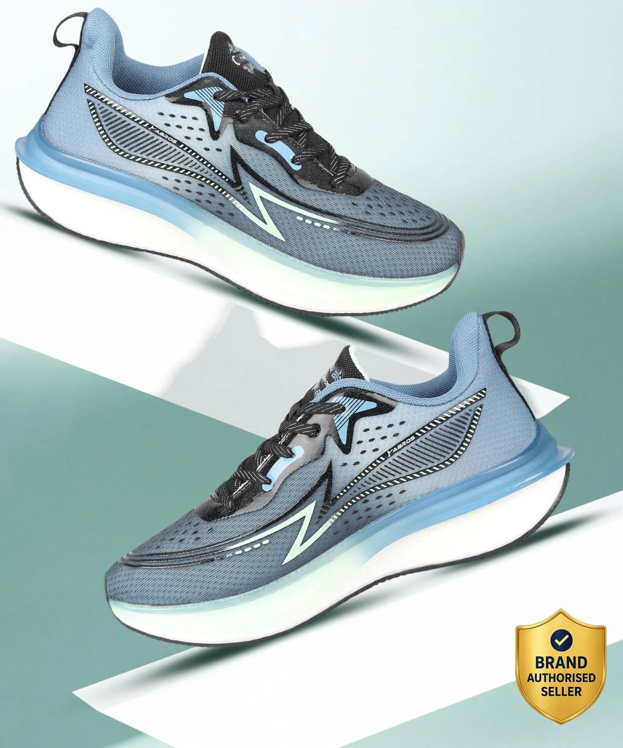 Abros Grave-Pro Running Shoes for Men (Black)
